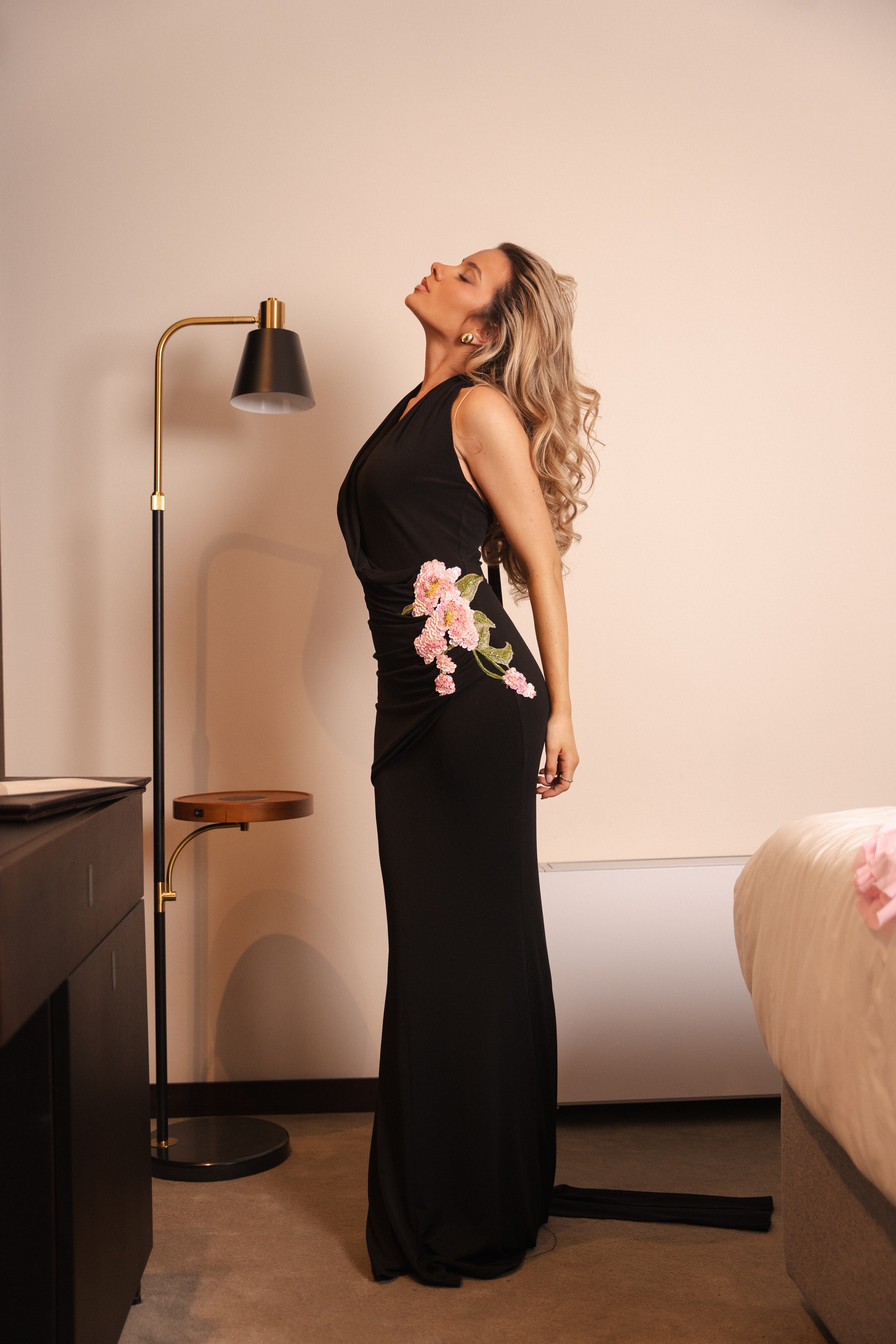 Angeline Black Dress