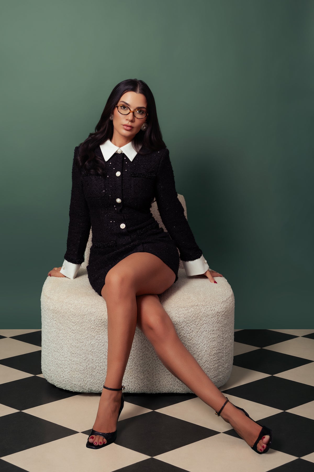 Arlina Black Dress