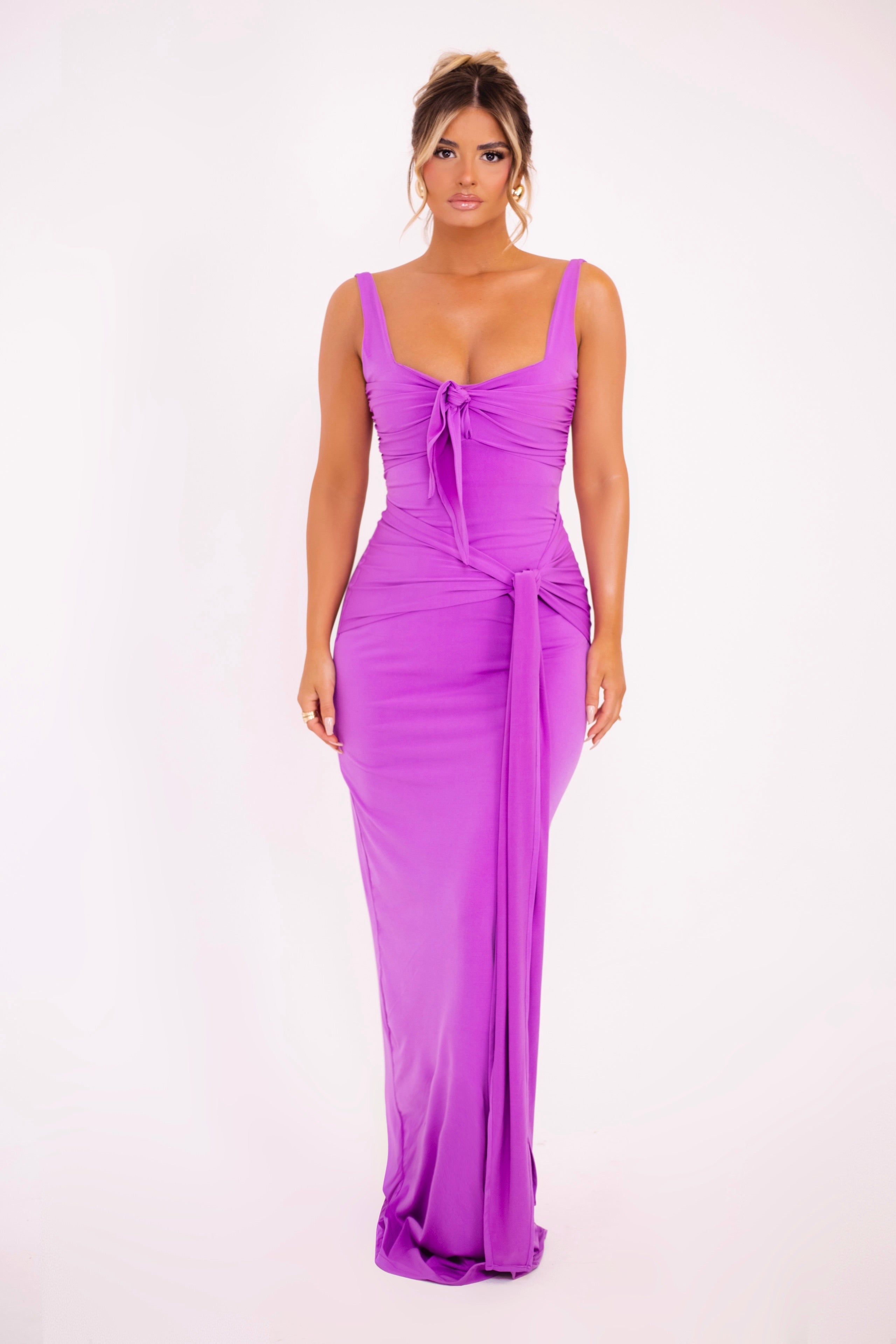 Aroa Purple Dress