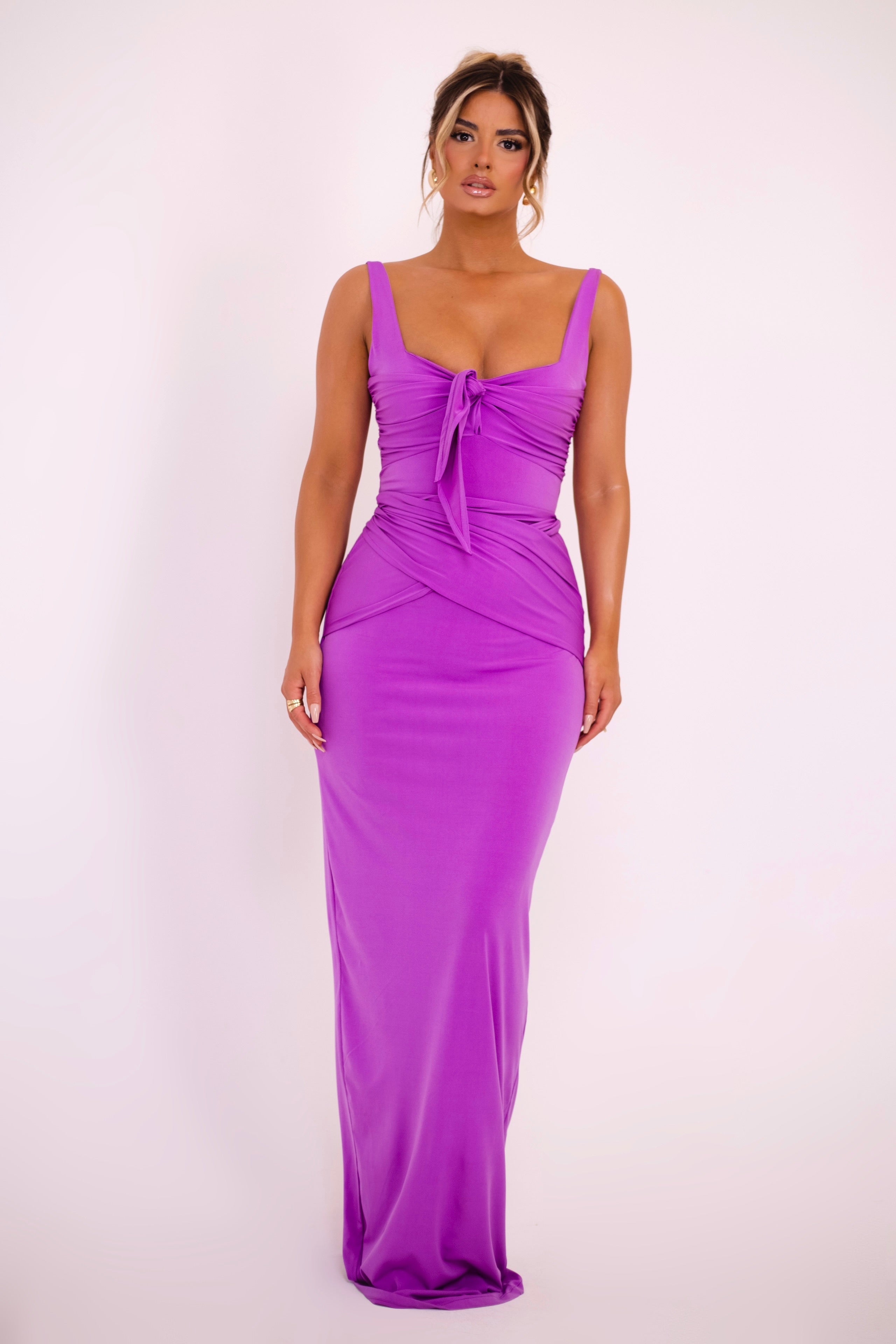 Aroa Purple Dress