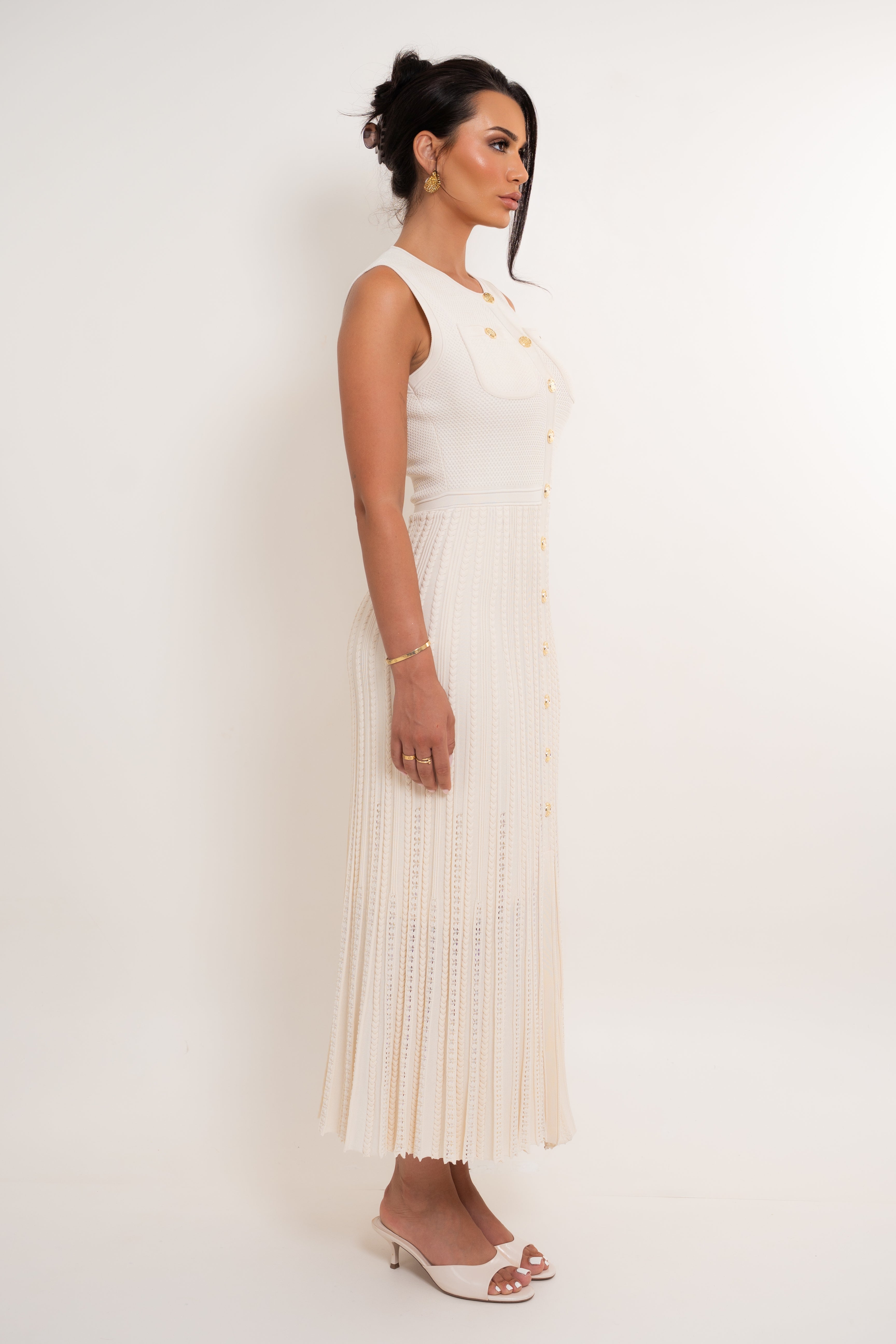 Belia Cream Dress