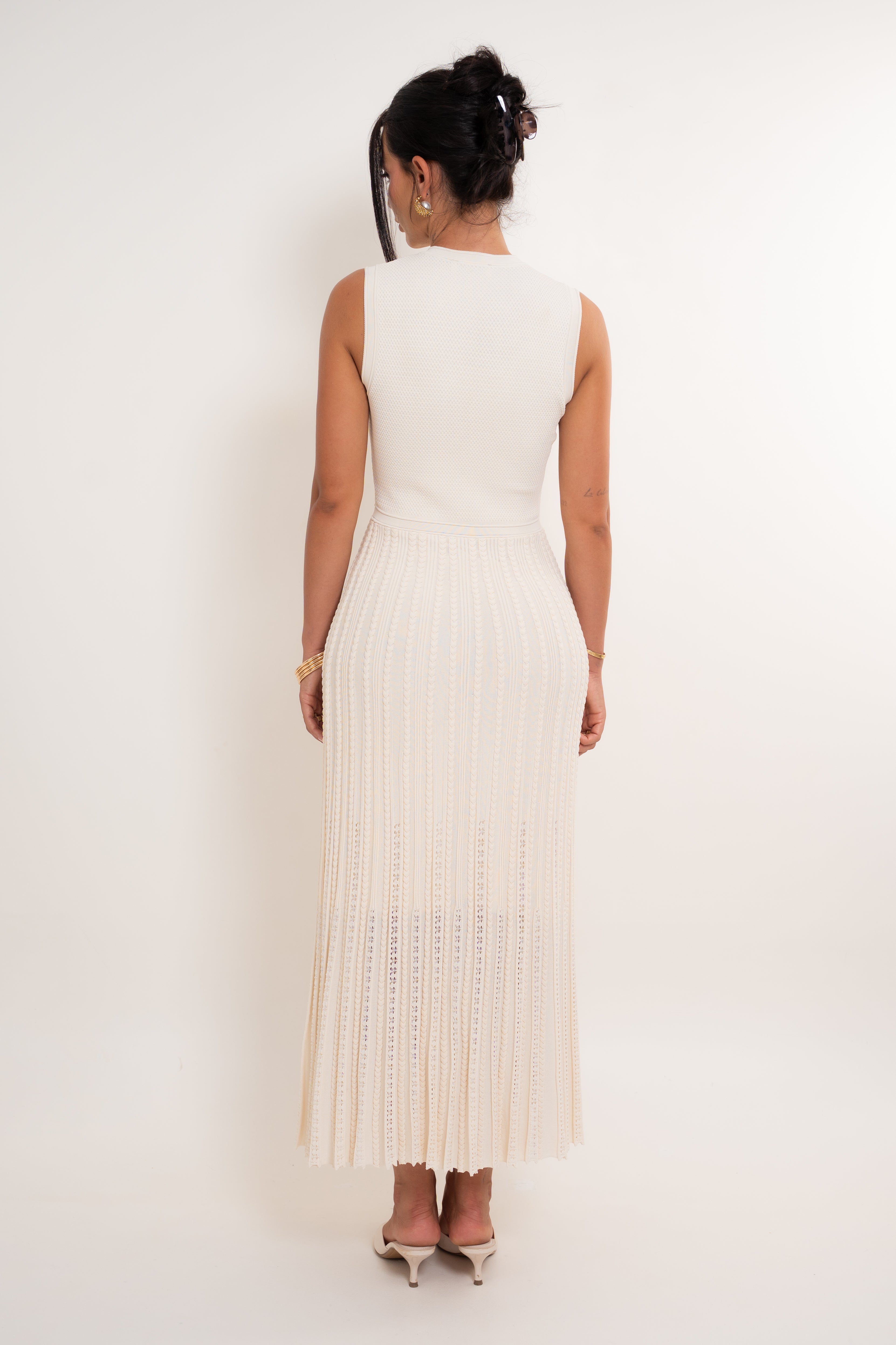 Belia Cream Dress