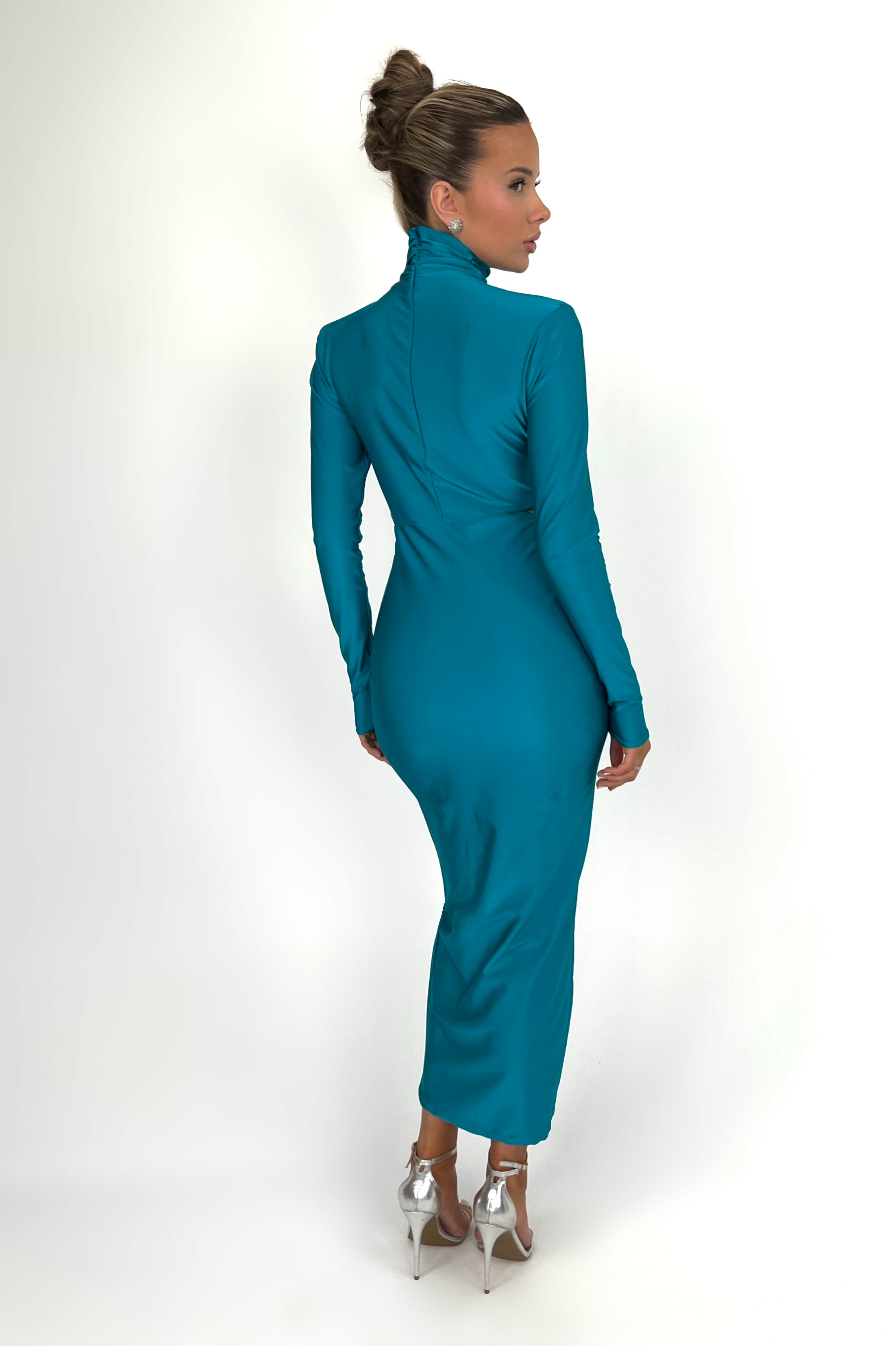 Cecilia Teal Dress