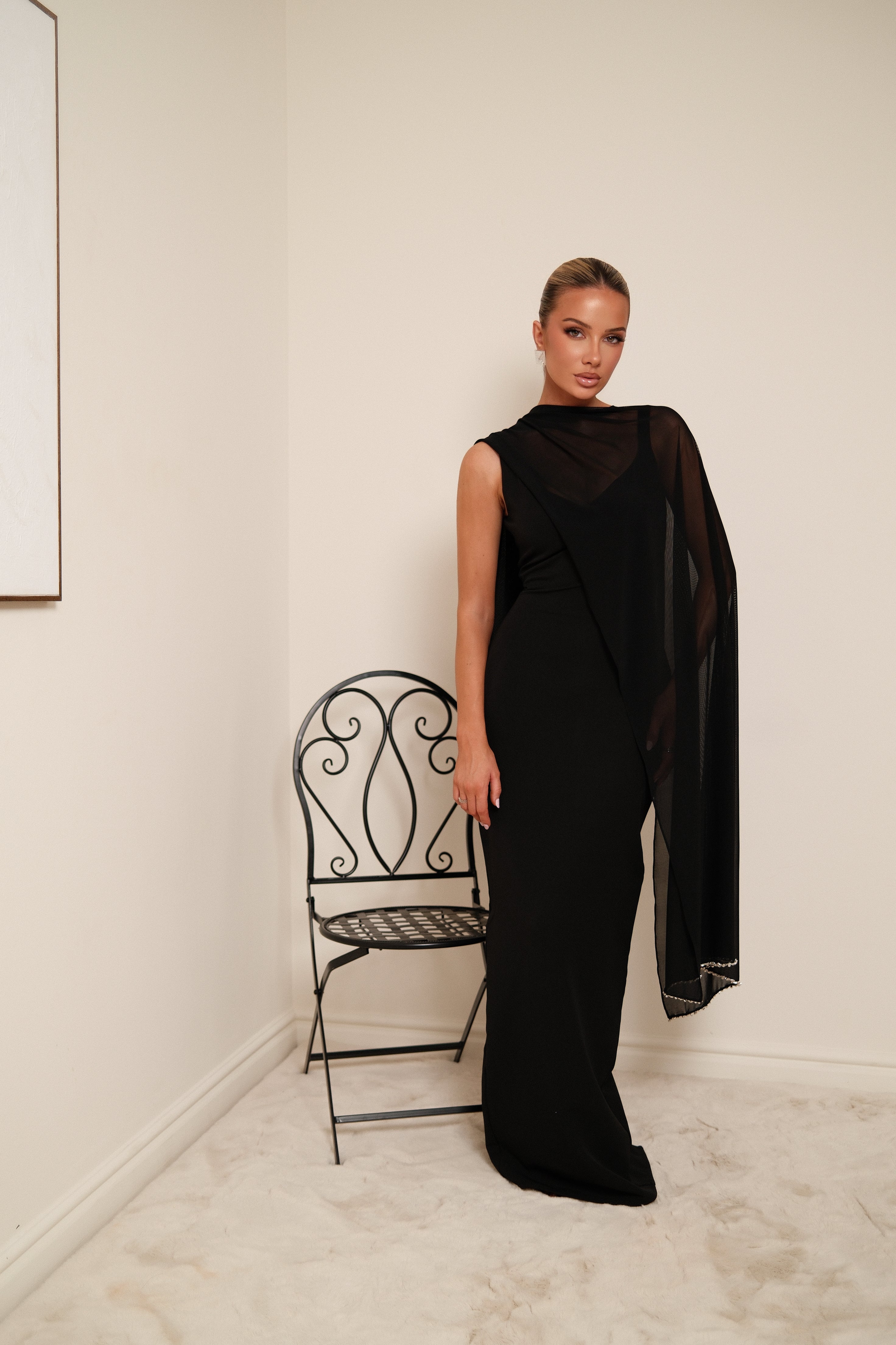 Delara Black Dress