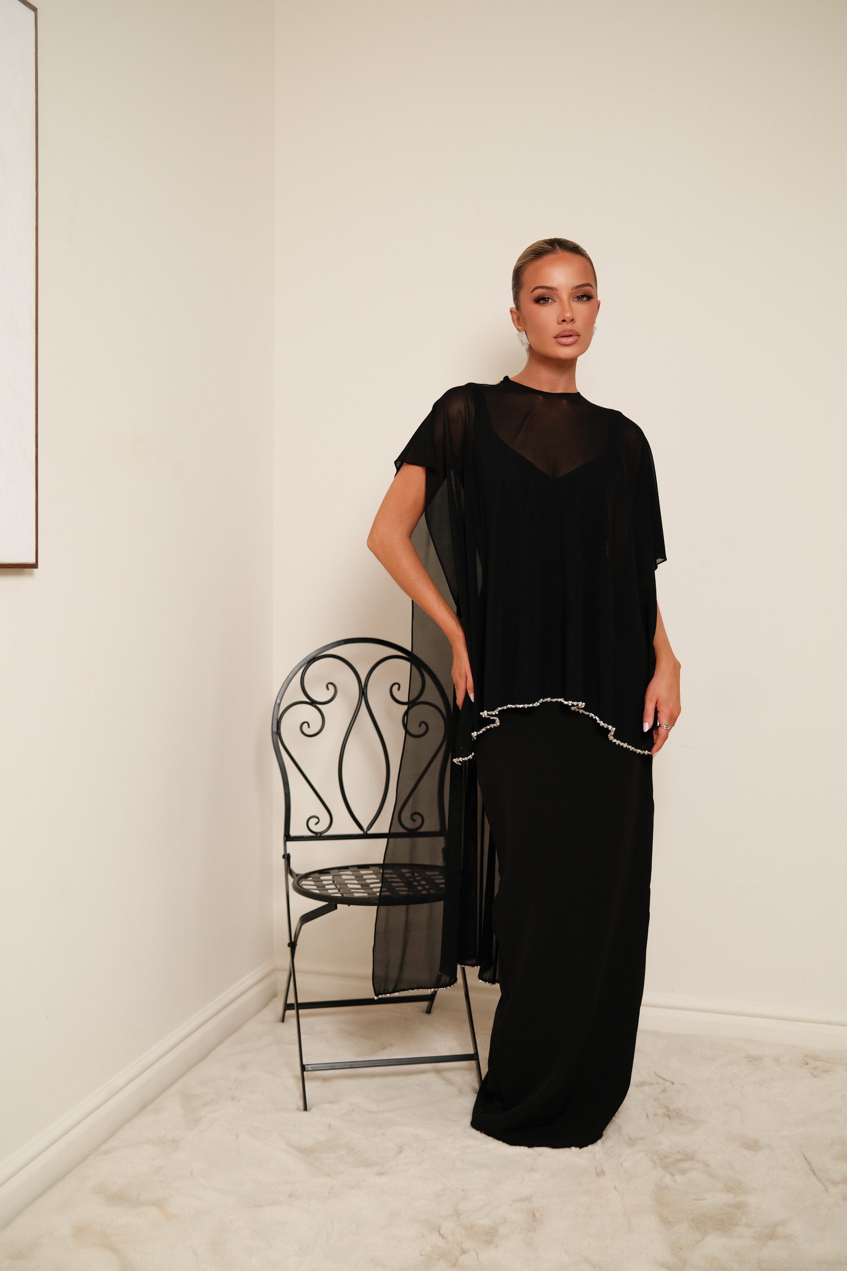 Delara Black Dress