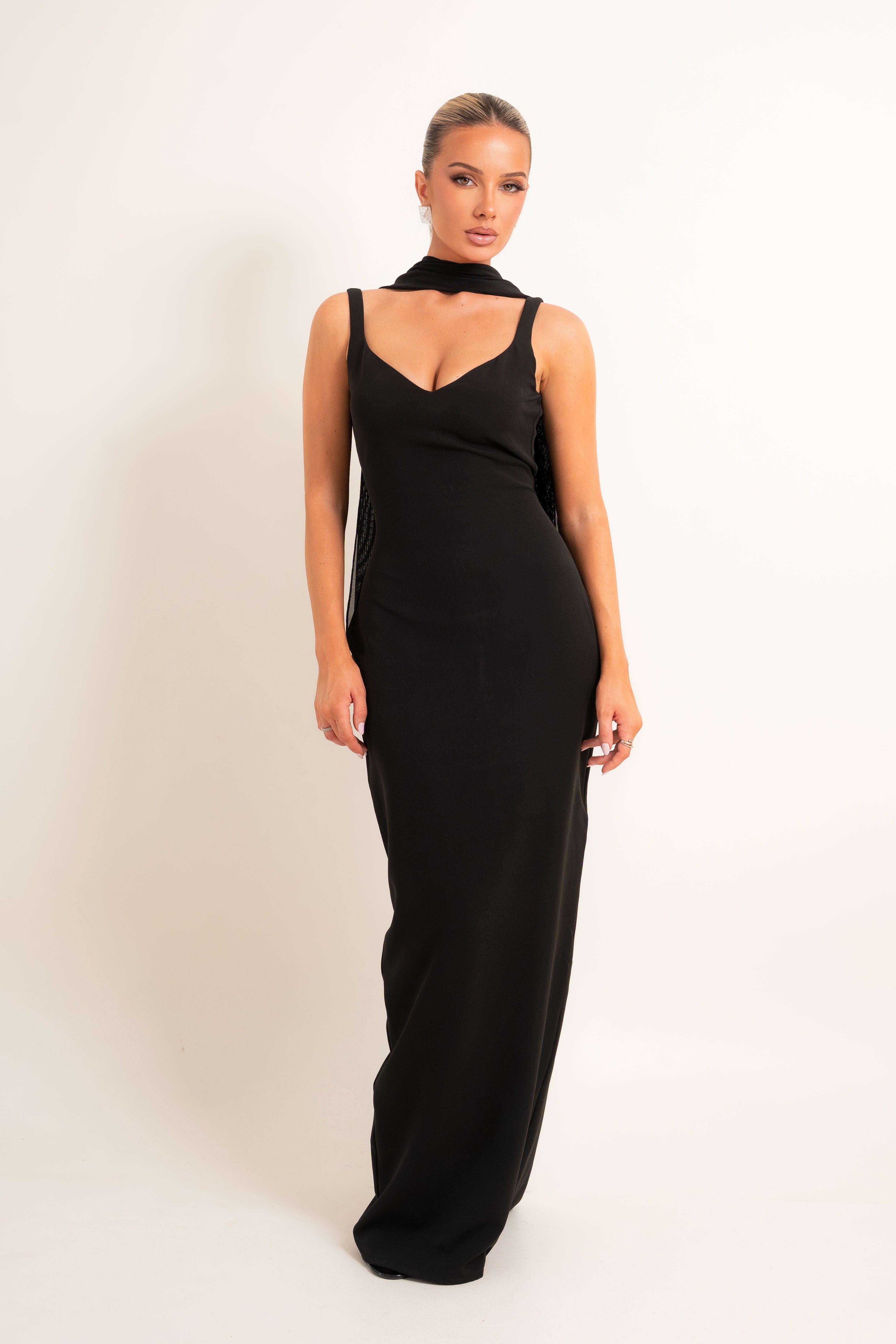 Delara Black Dress