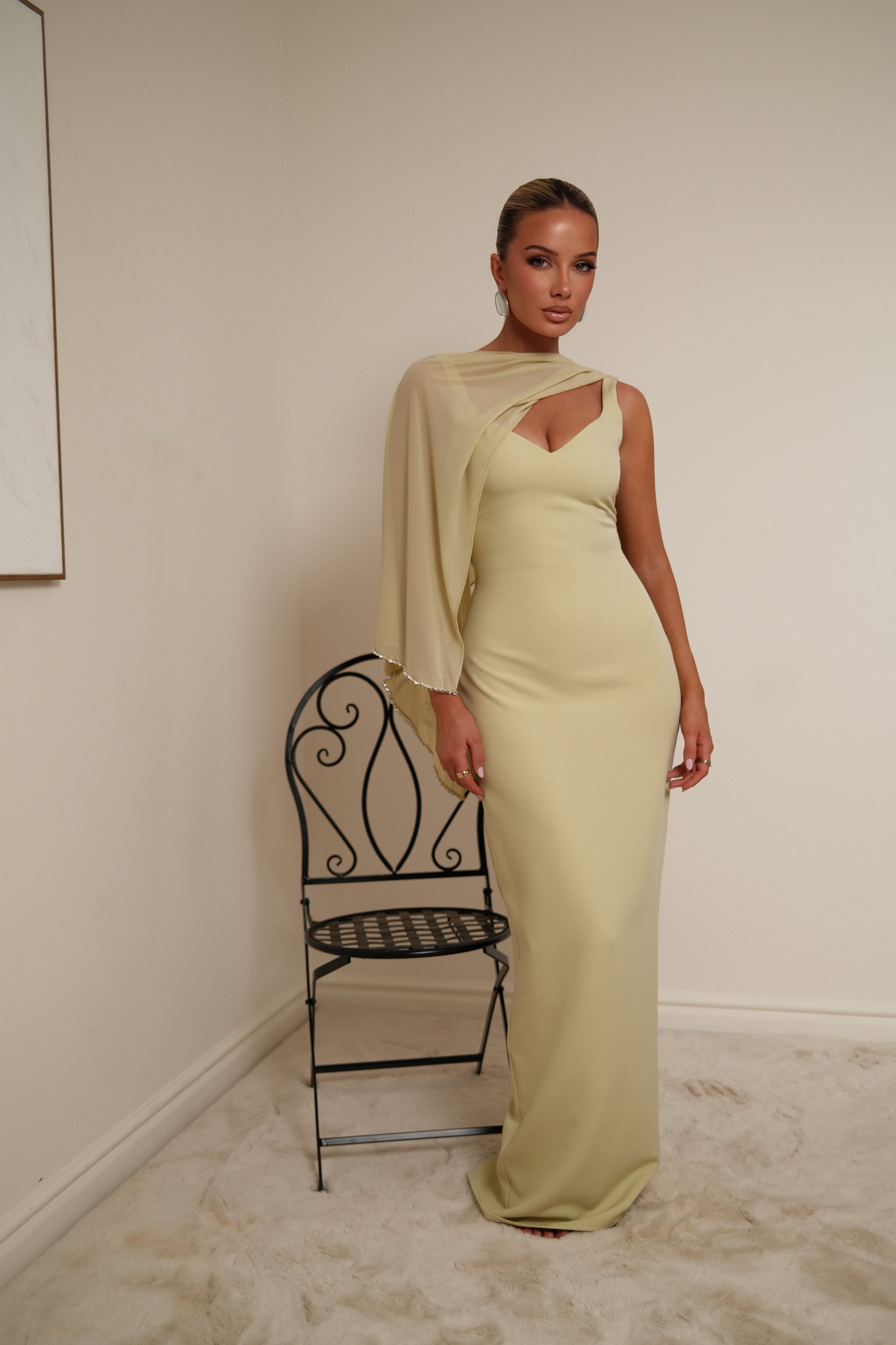 Delara Pistachio Dress