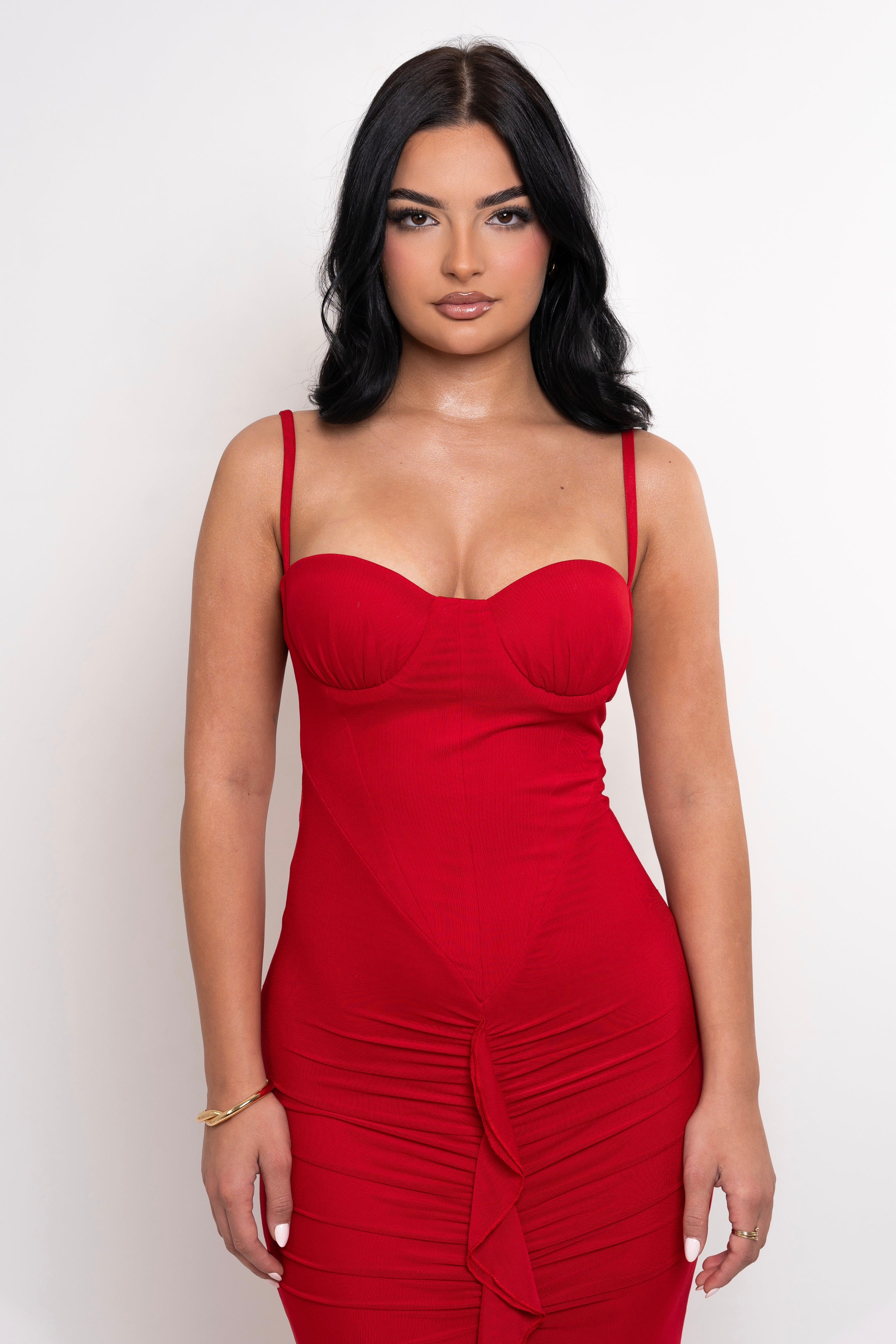 Devina Red Dress