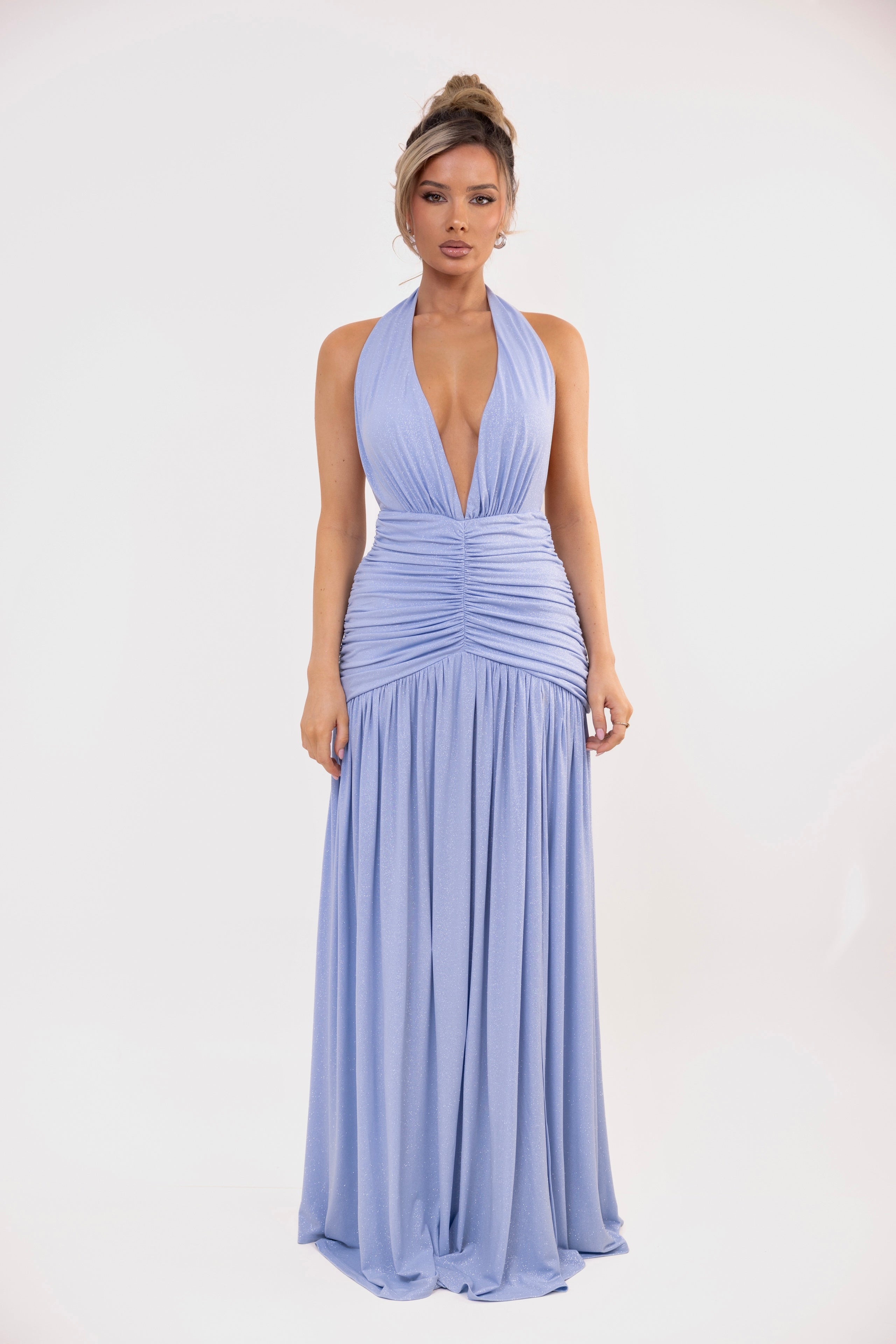 Dylana Blue Glitter Dress