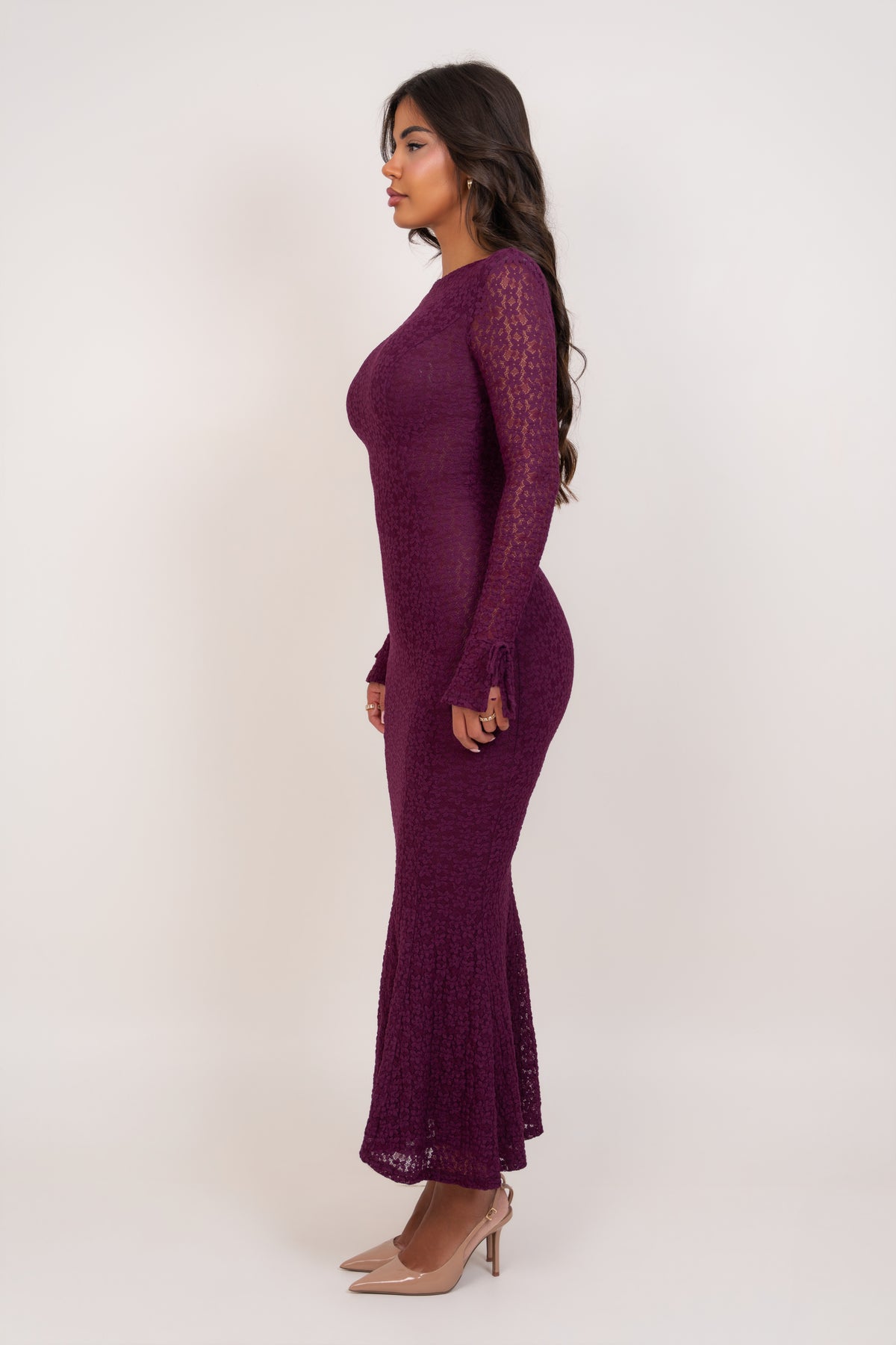 Eirene Berry Dress