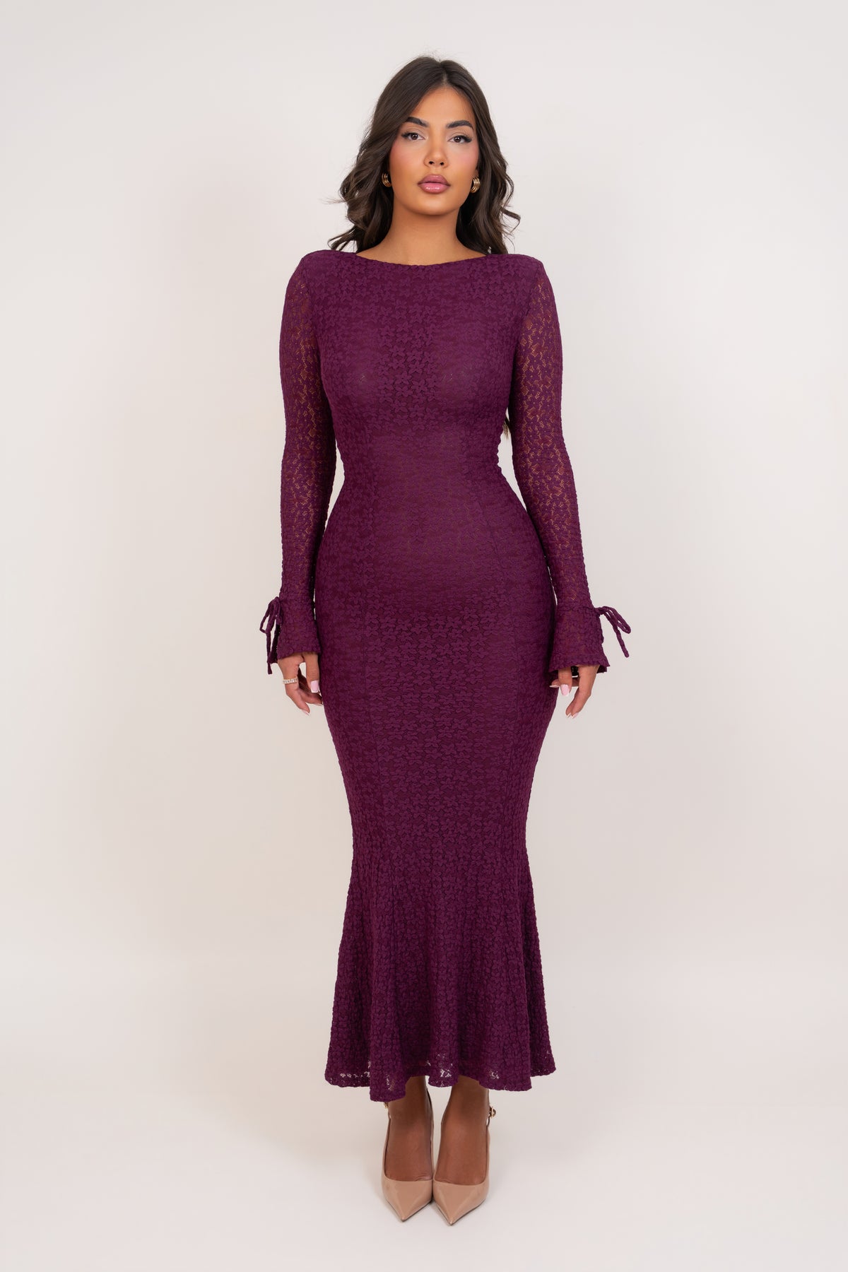 Eirene Berry Dress