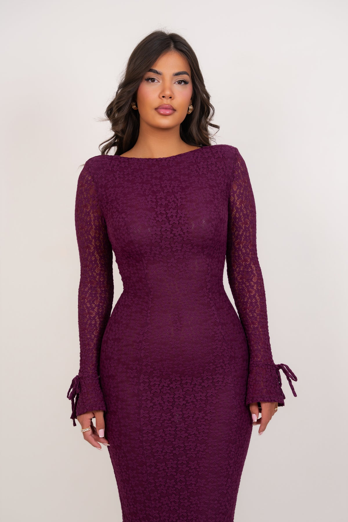Eirene Berry Dress