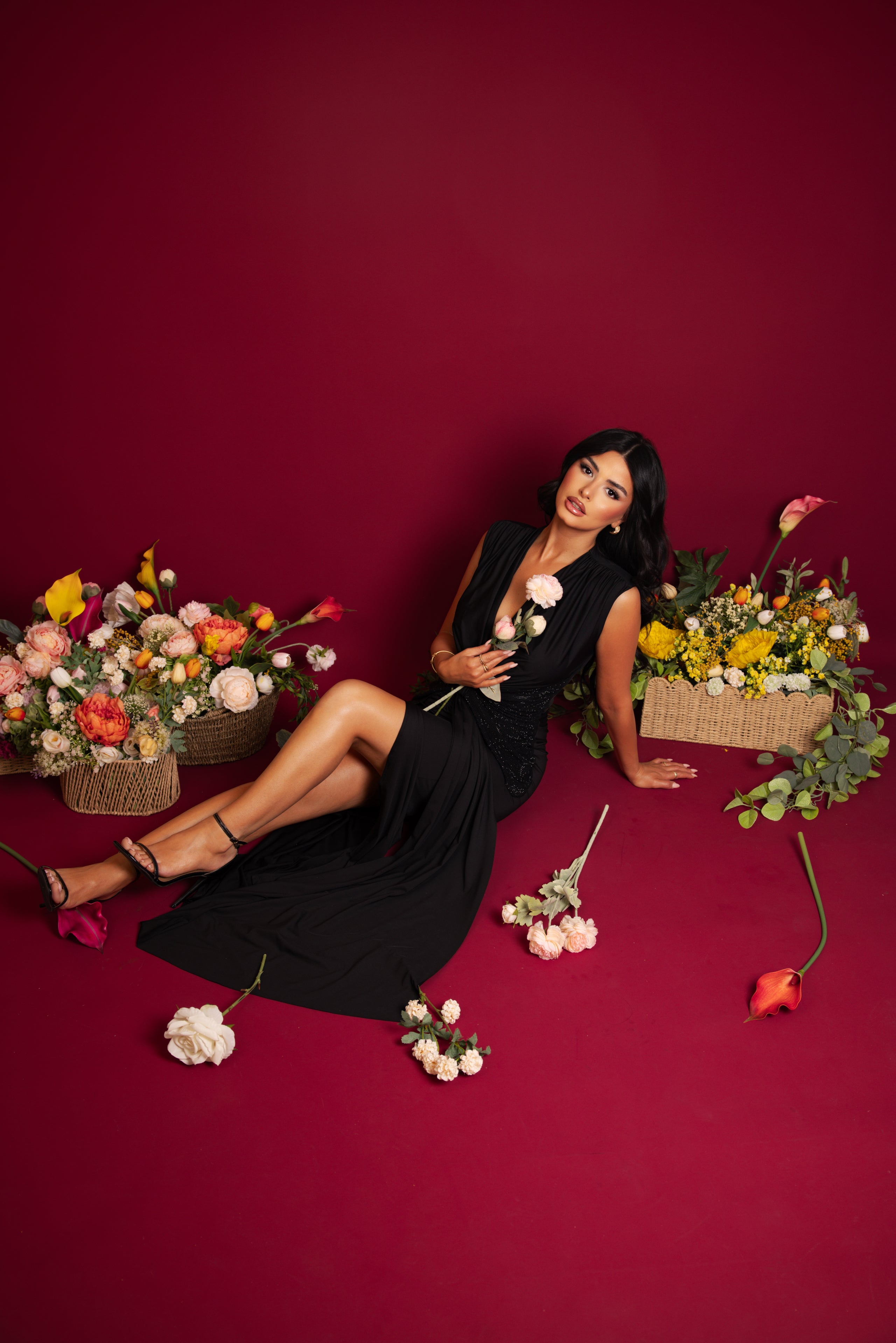 Elaria Black Dress