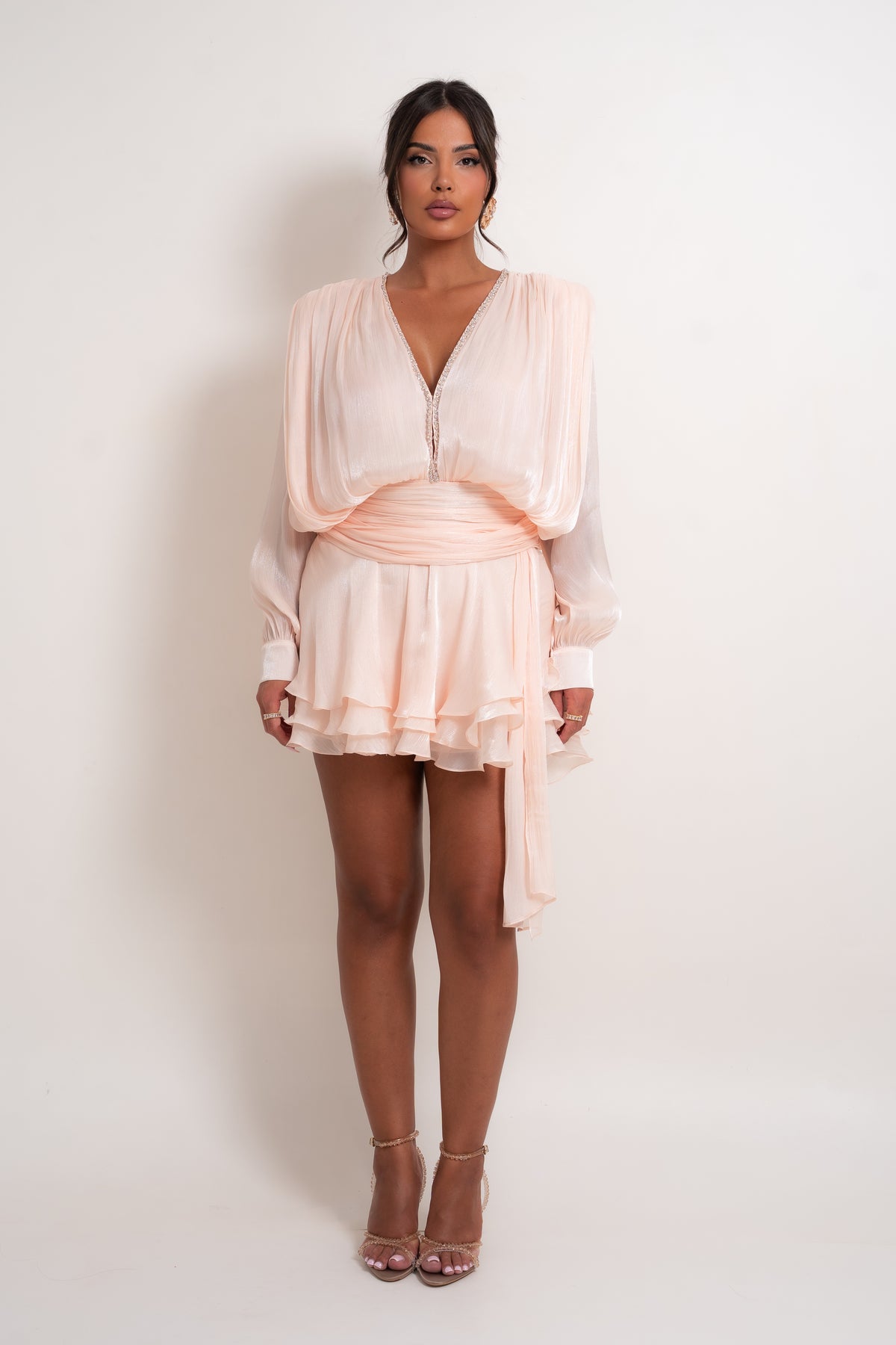 Eliana Champagne Dress