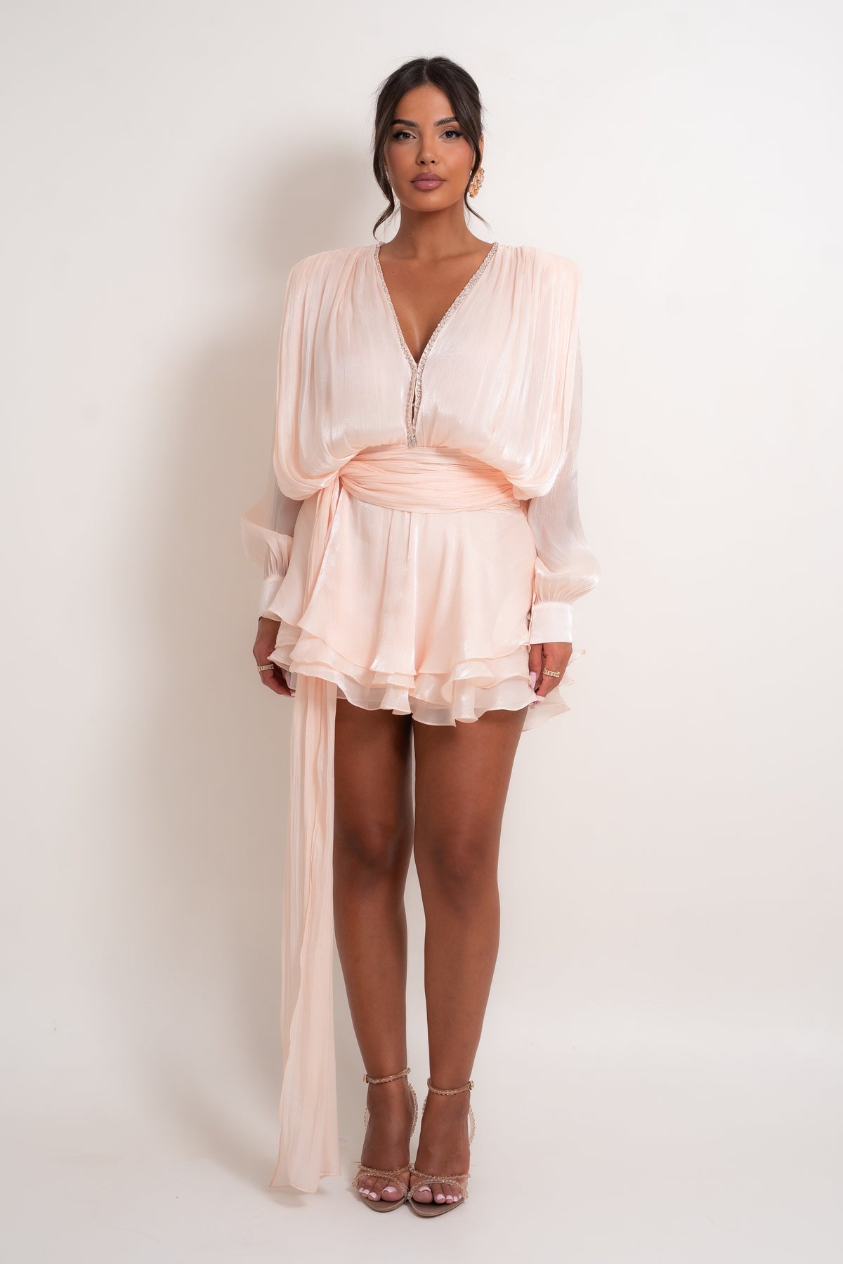 Eliana Champagne Dress