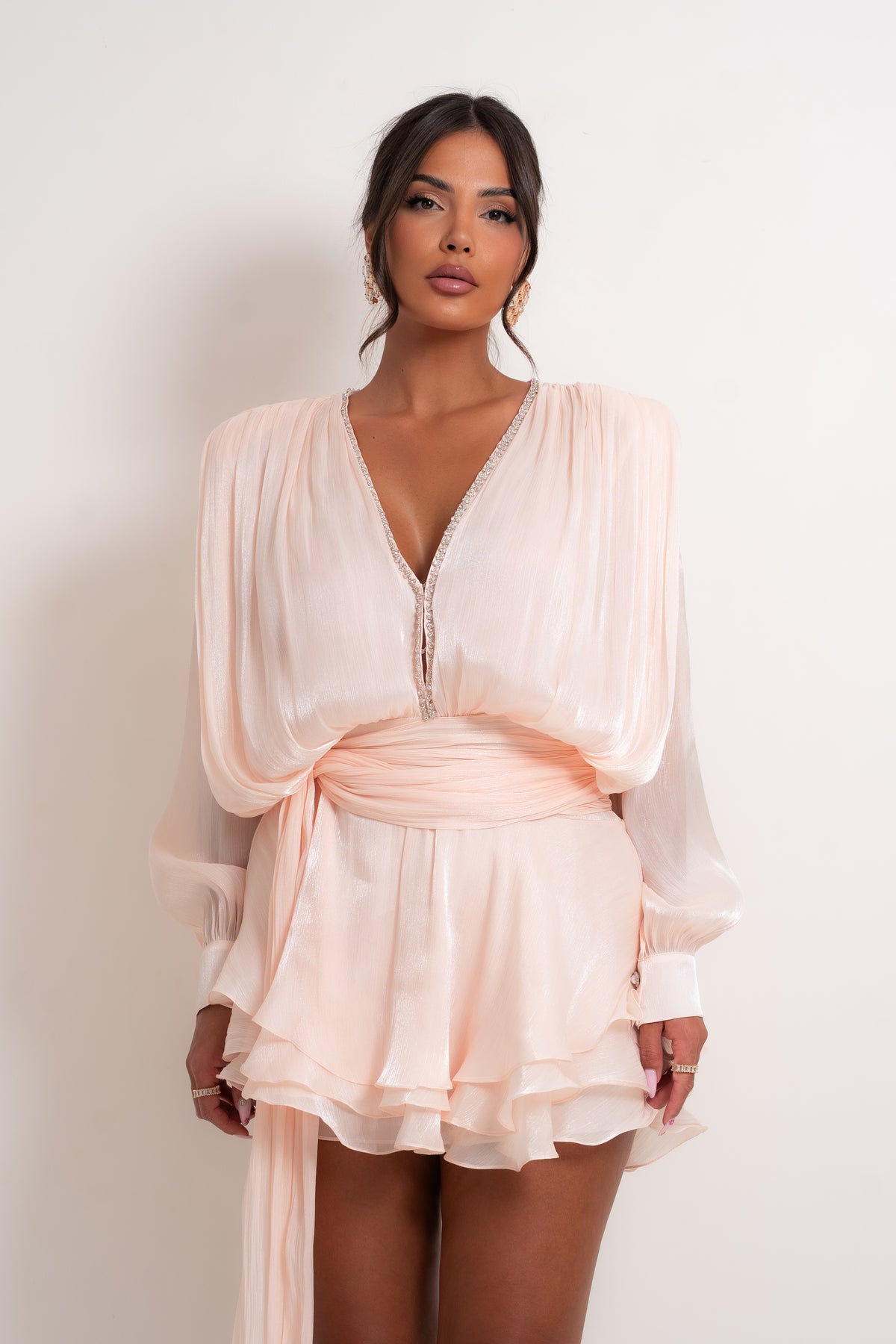 Eliana Champagne Dress