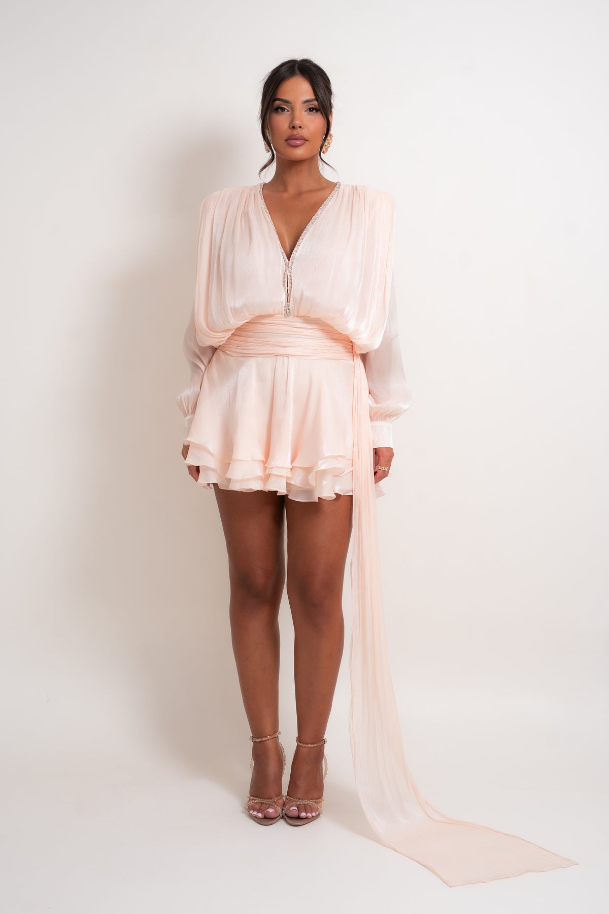 Eliana Champagne Dress