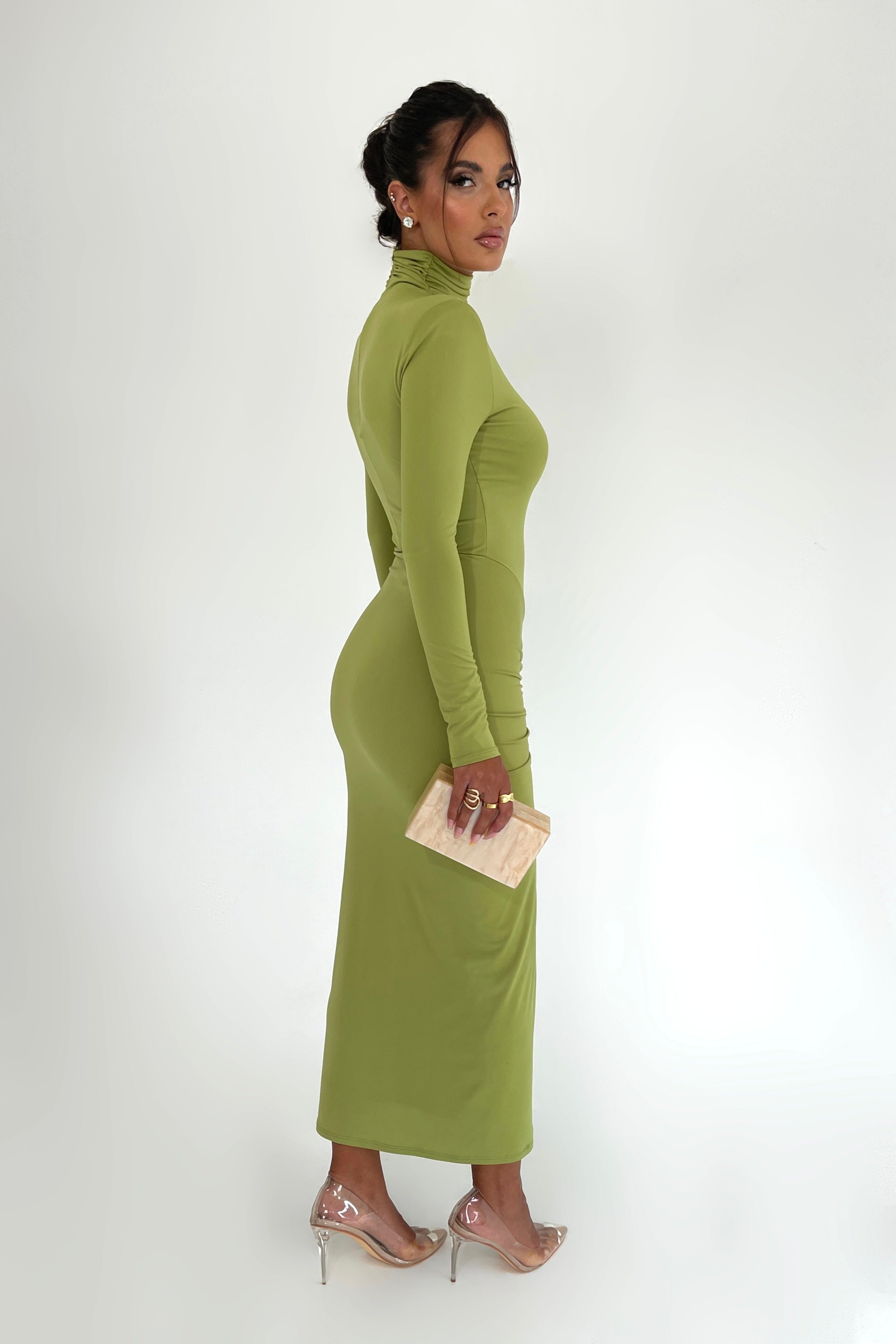 Eloise Moss Green Dress