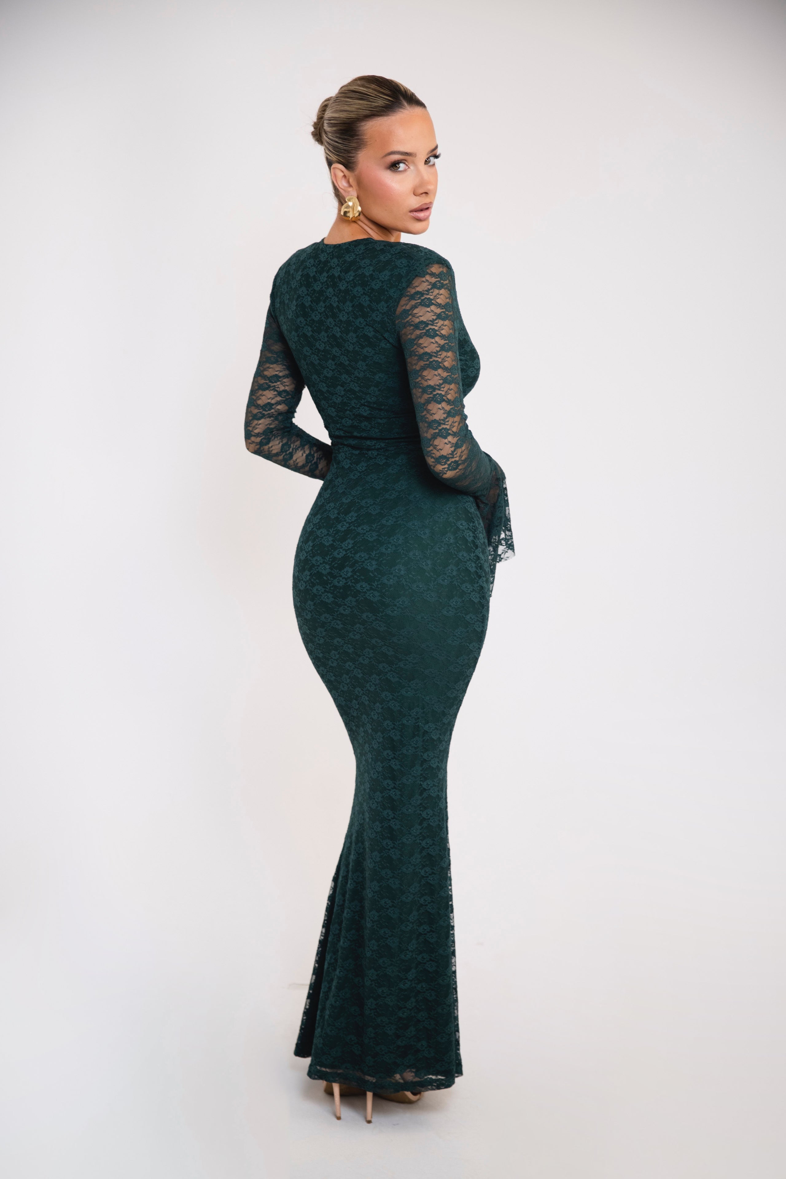 Emmelina Hunter Green Dress