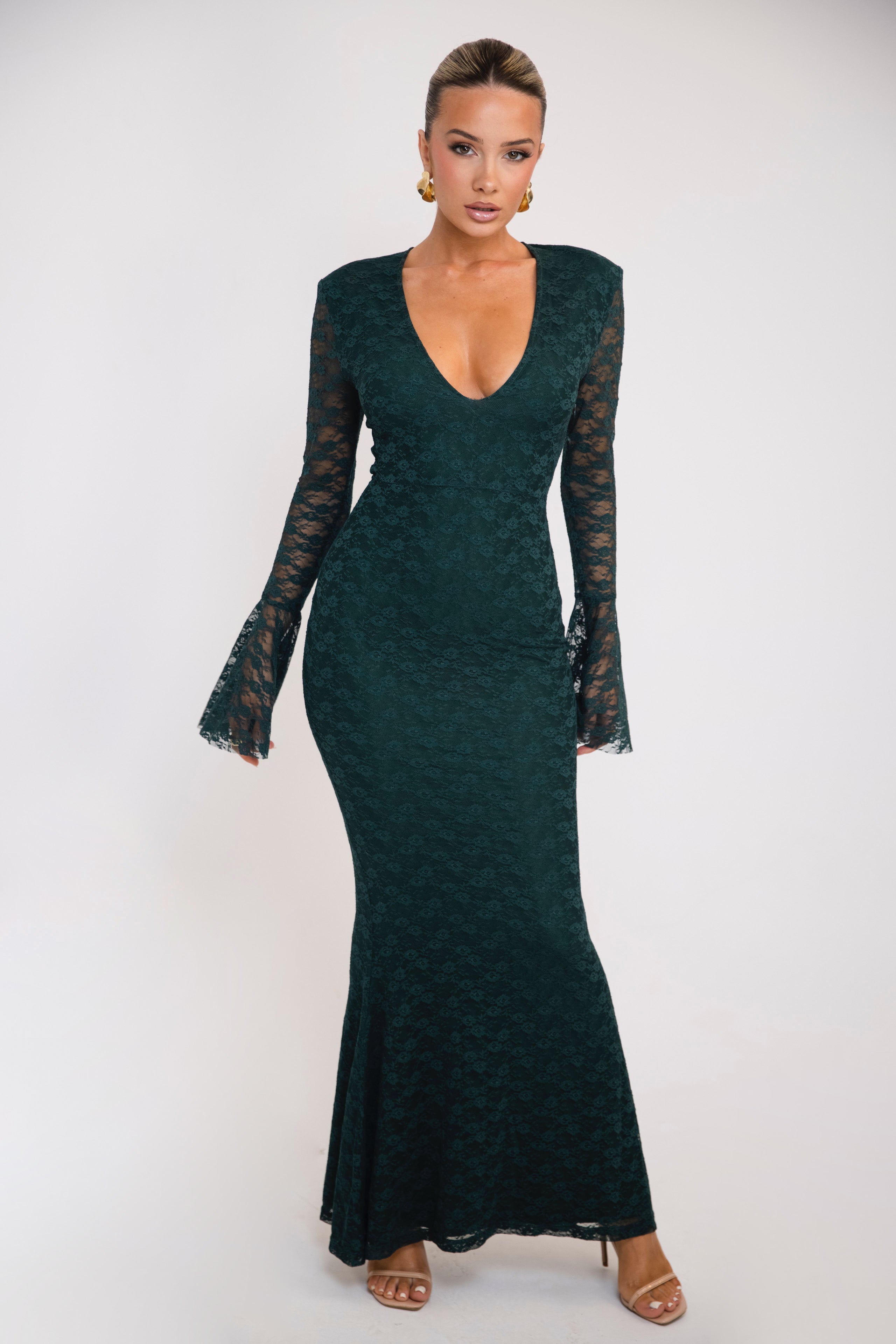 Emmelina Hunter Green Dress