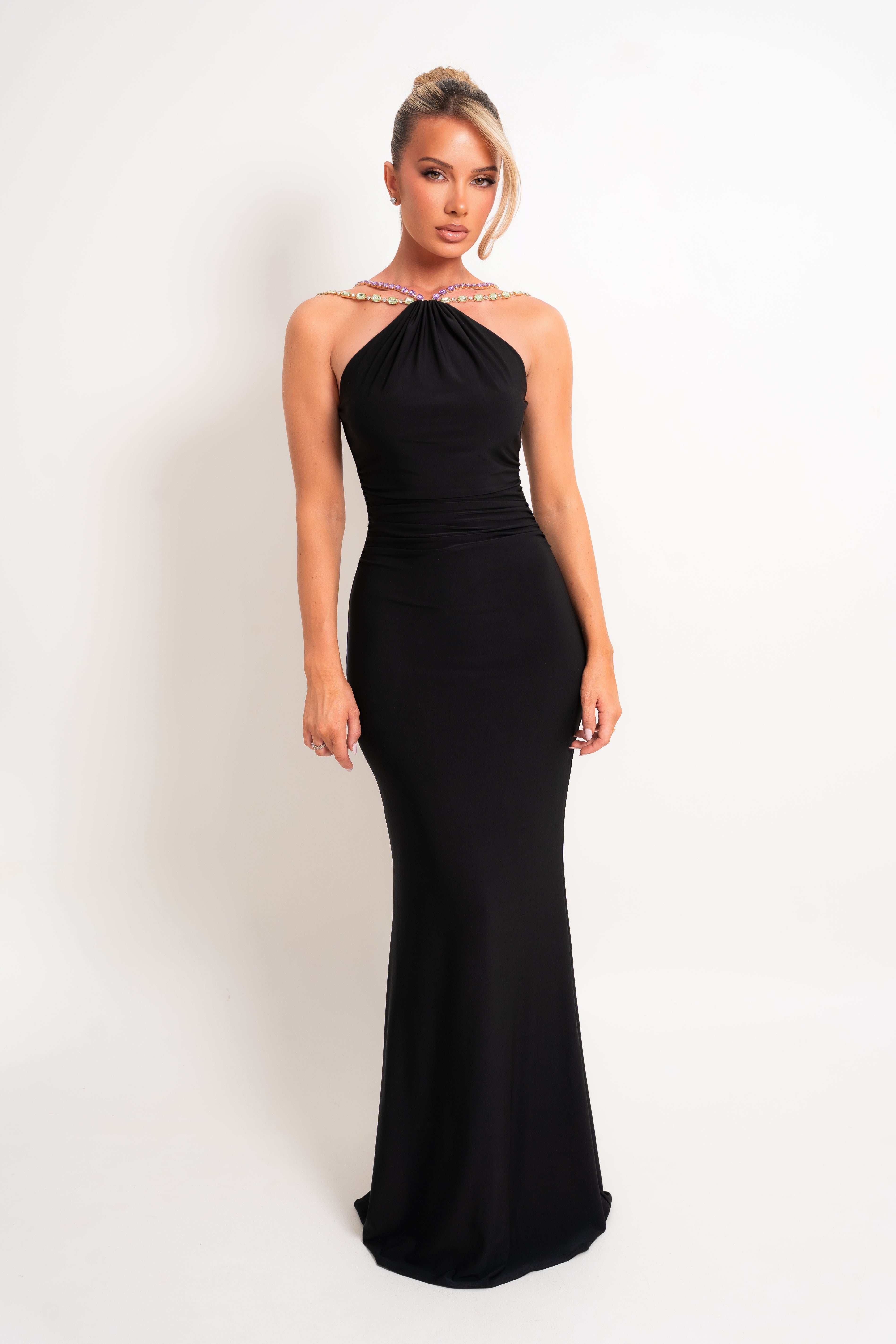 Endeina Black Dress