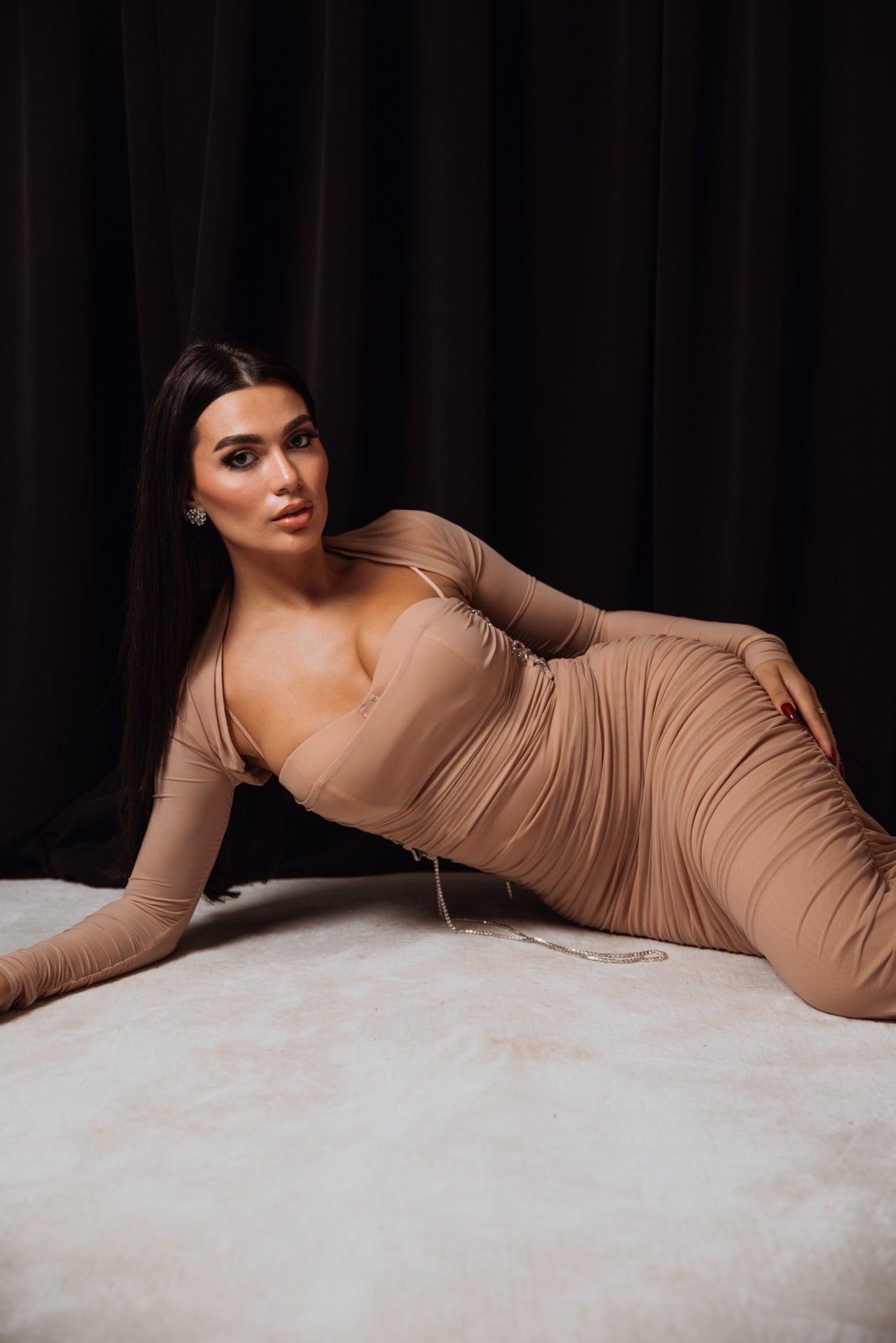 Gabriella Nude Dress