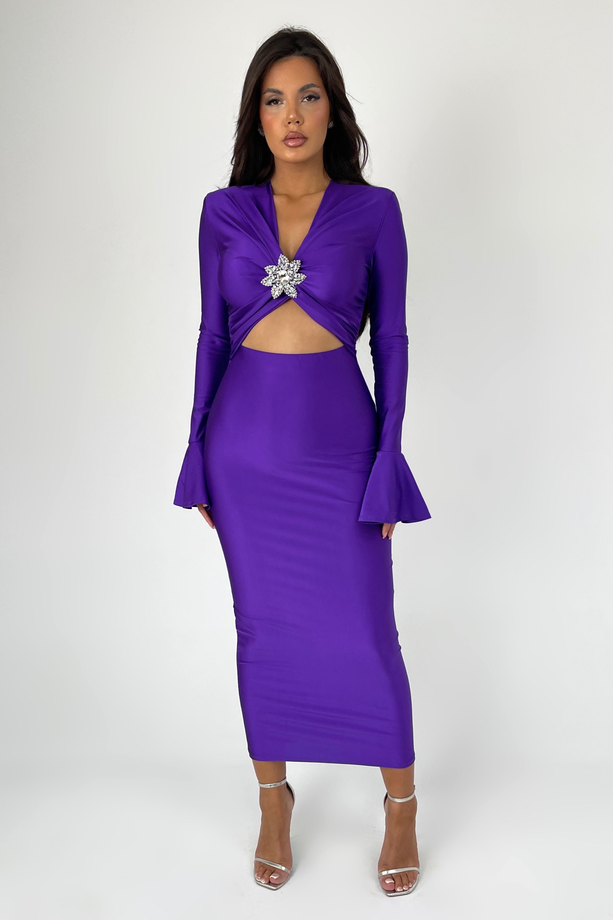 Gerta Purple Dress