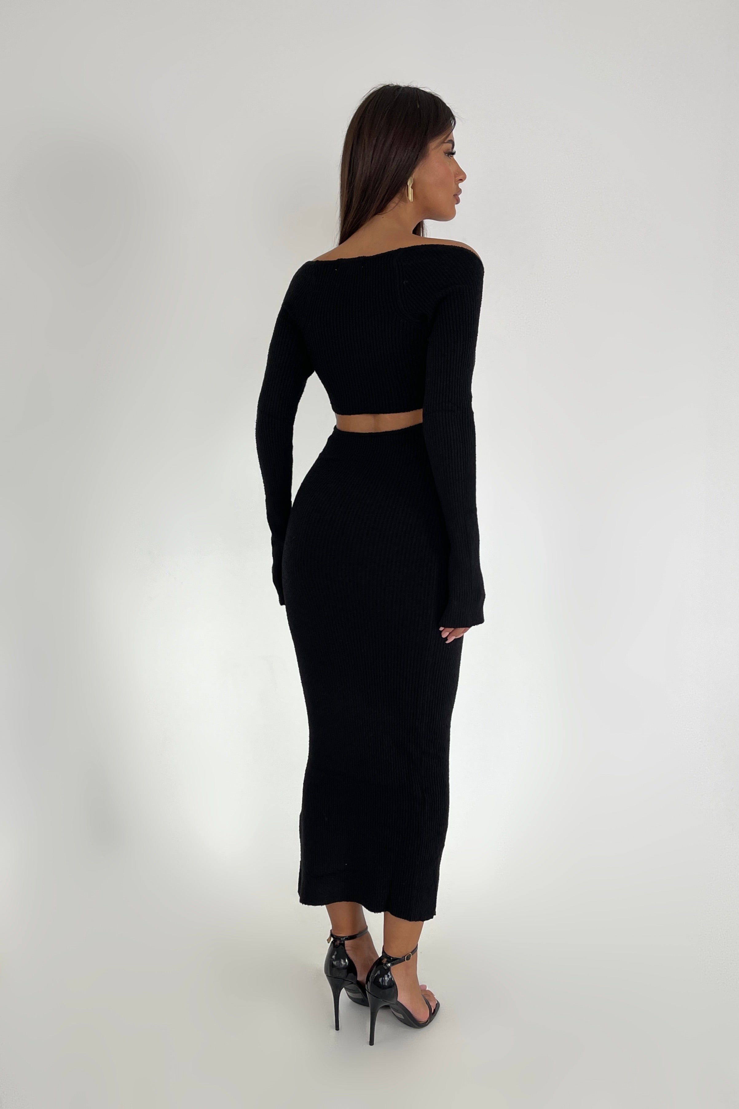 Maline Black Dress