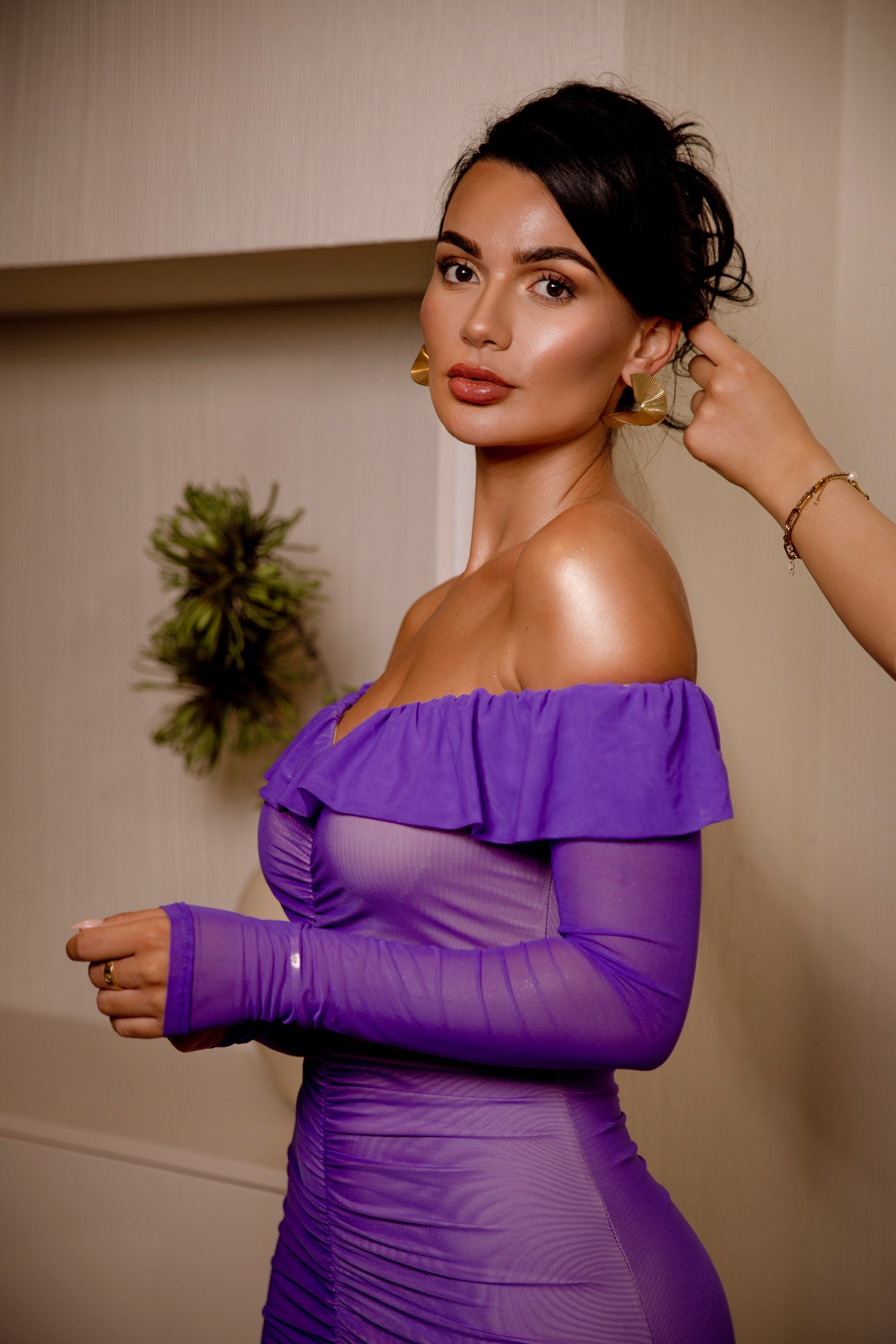 Liliana Purple Dress