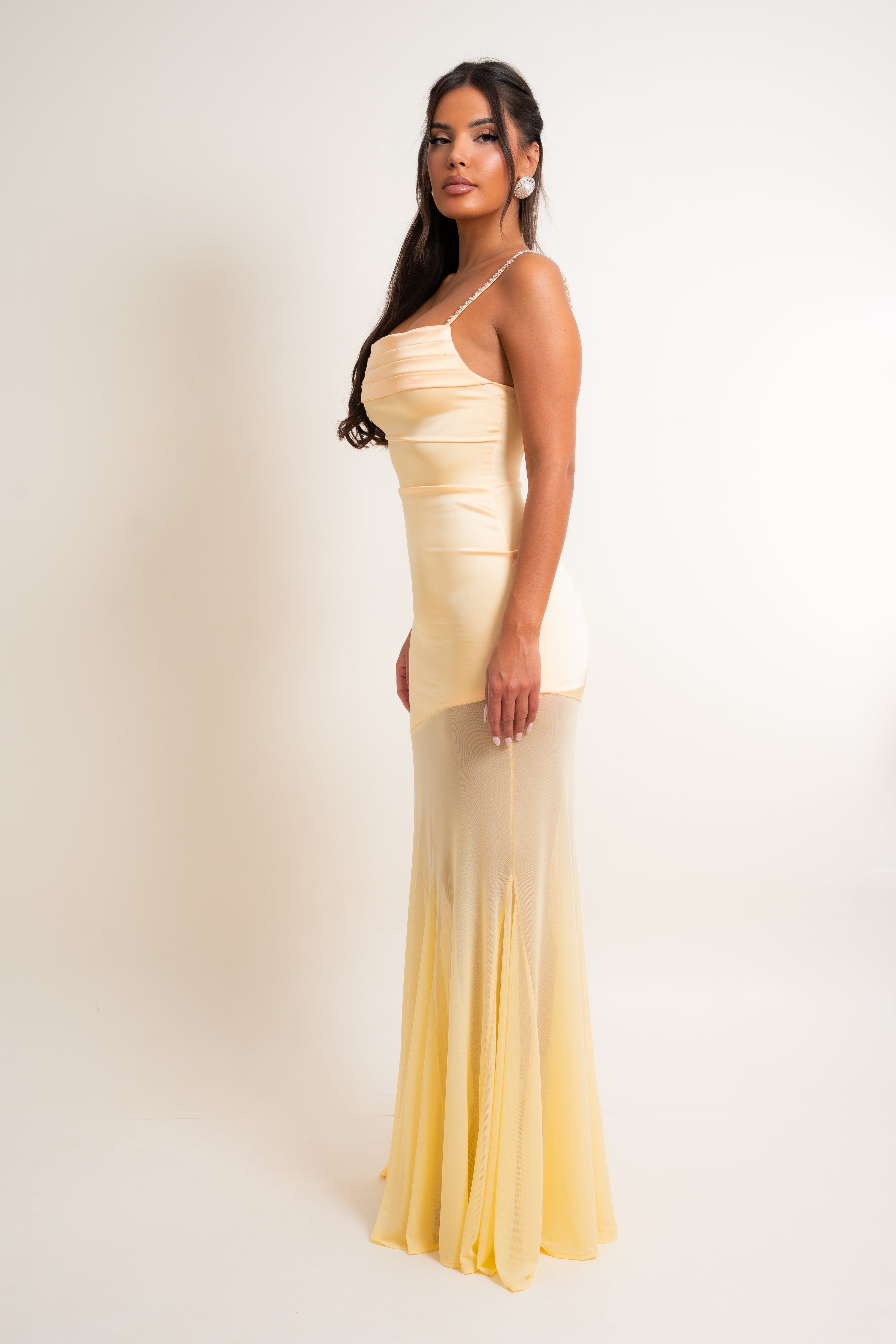 Isorella Lemon Glaze Dress