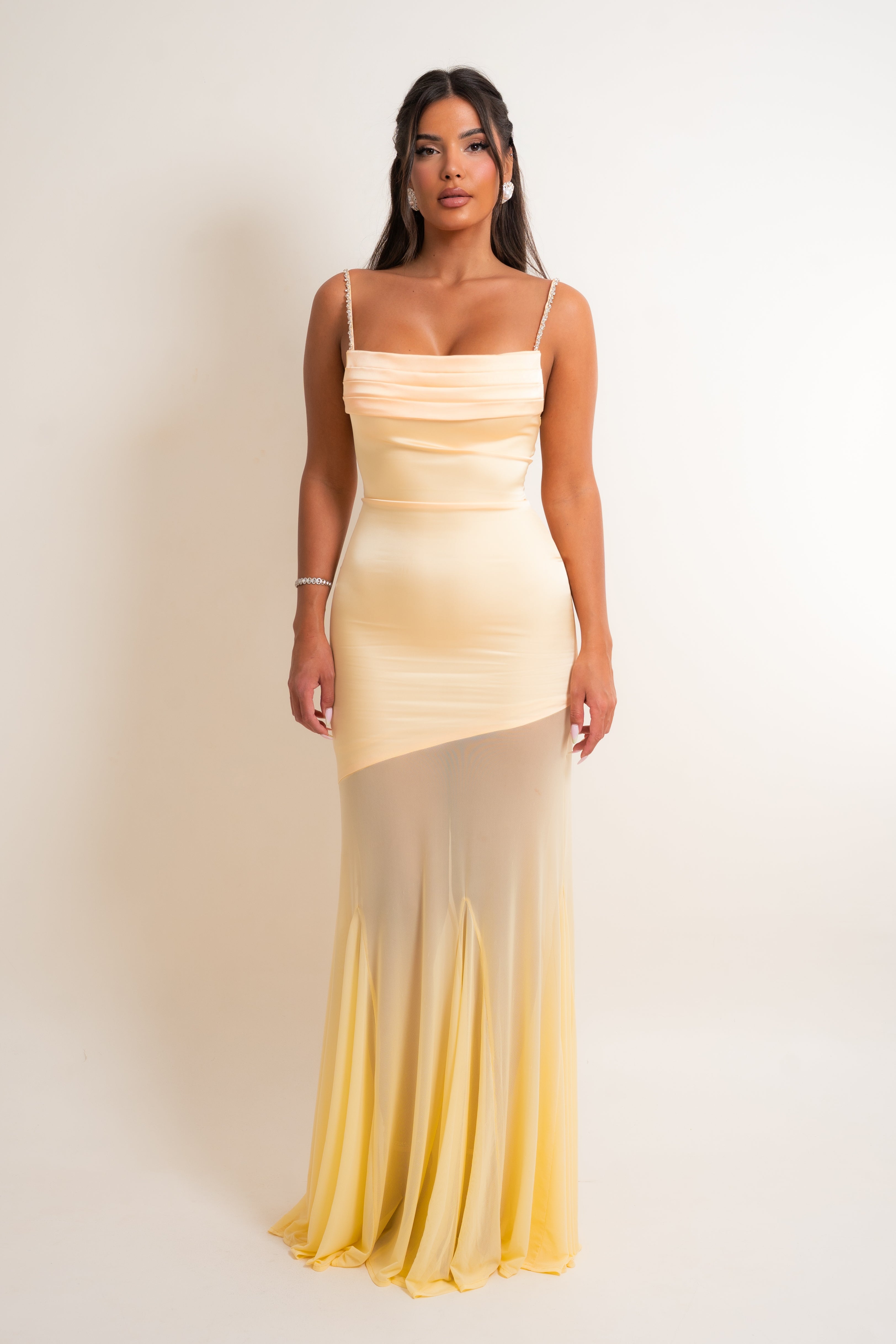 Isorella Lemon Glaze Dress