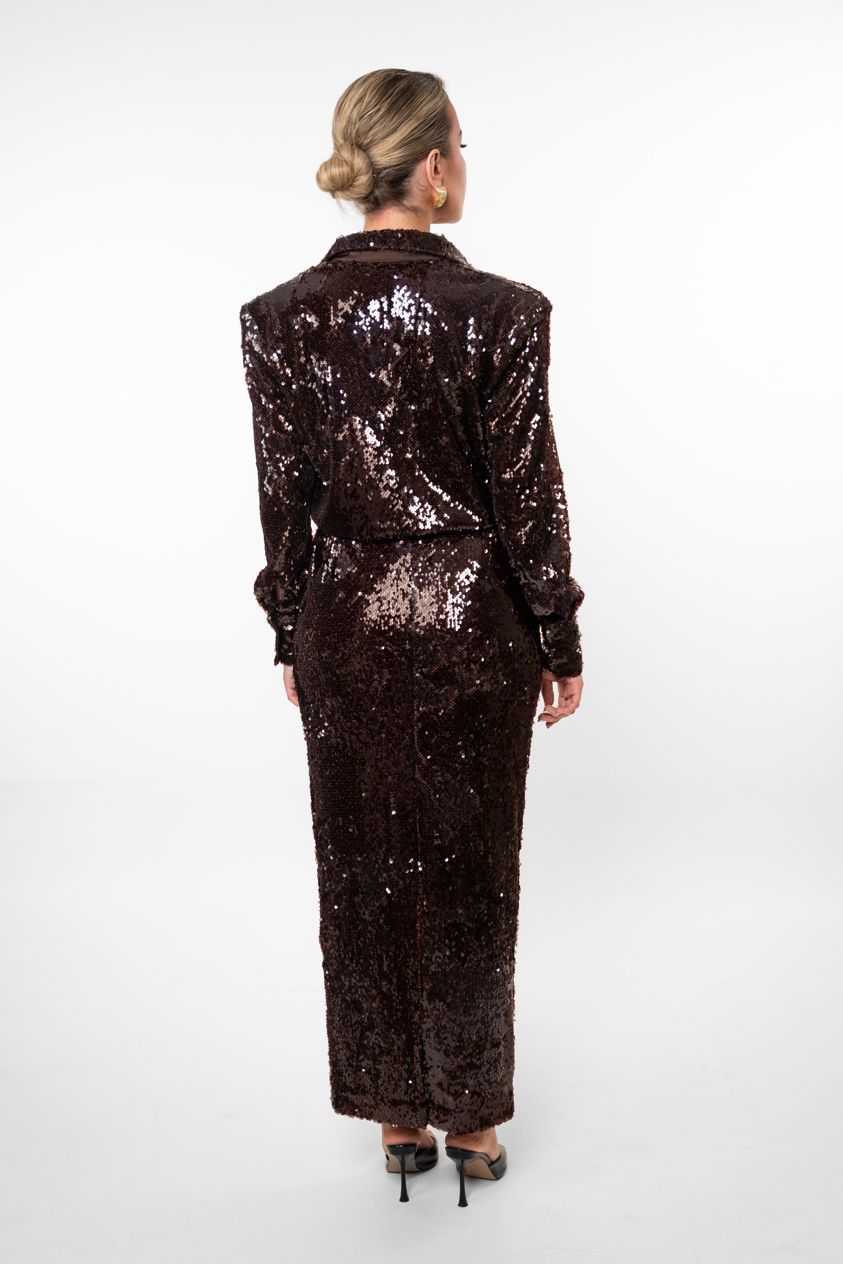 Jayla Dark Brown Dress