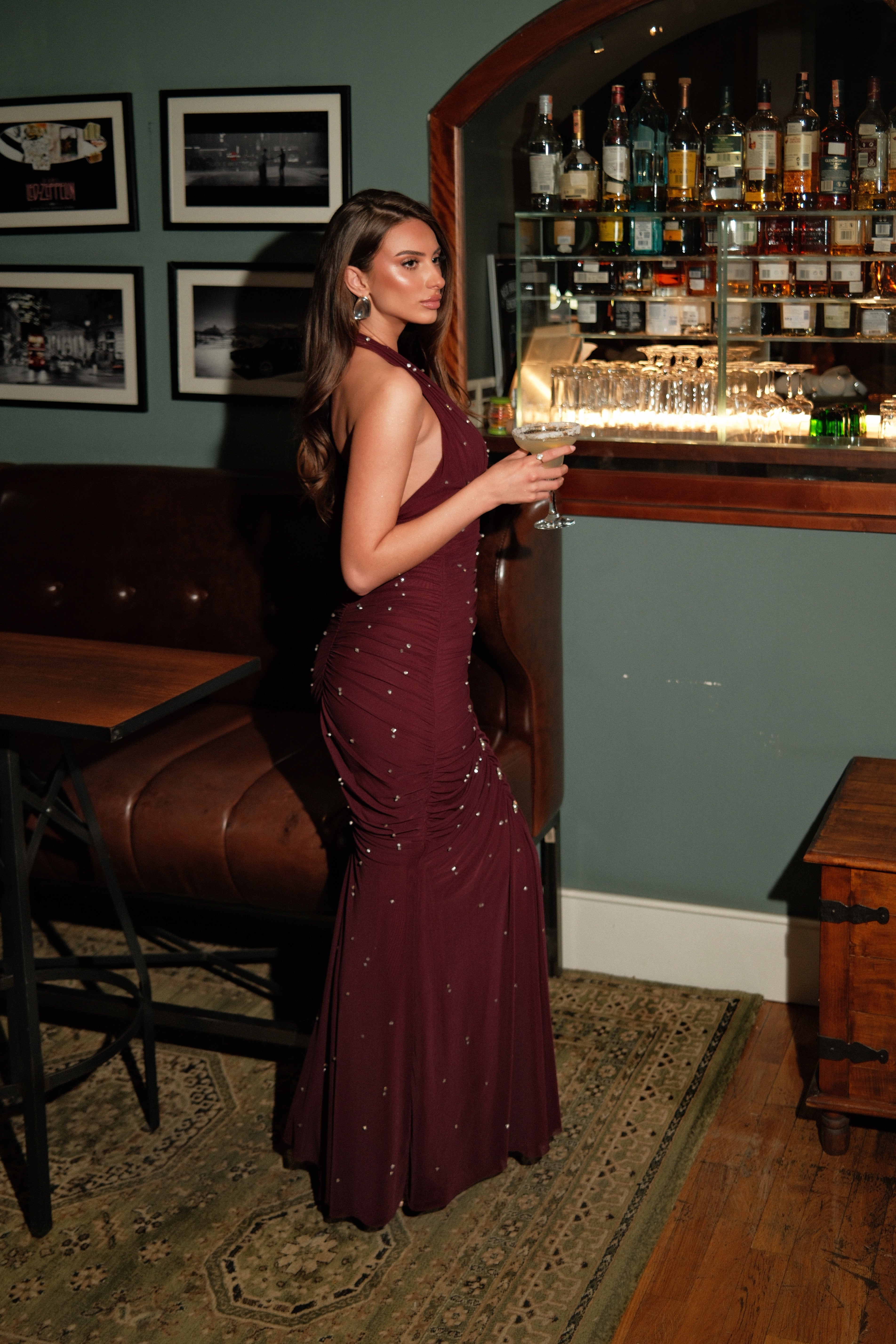 Kanita Berry Dress