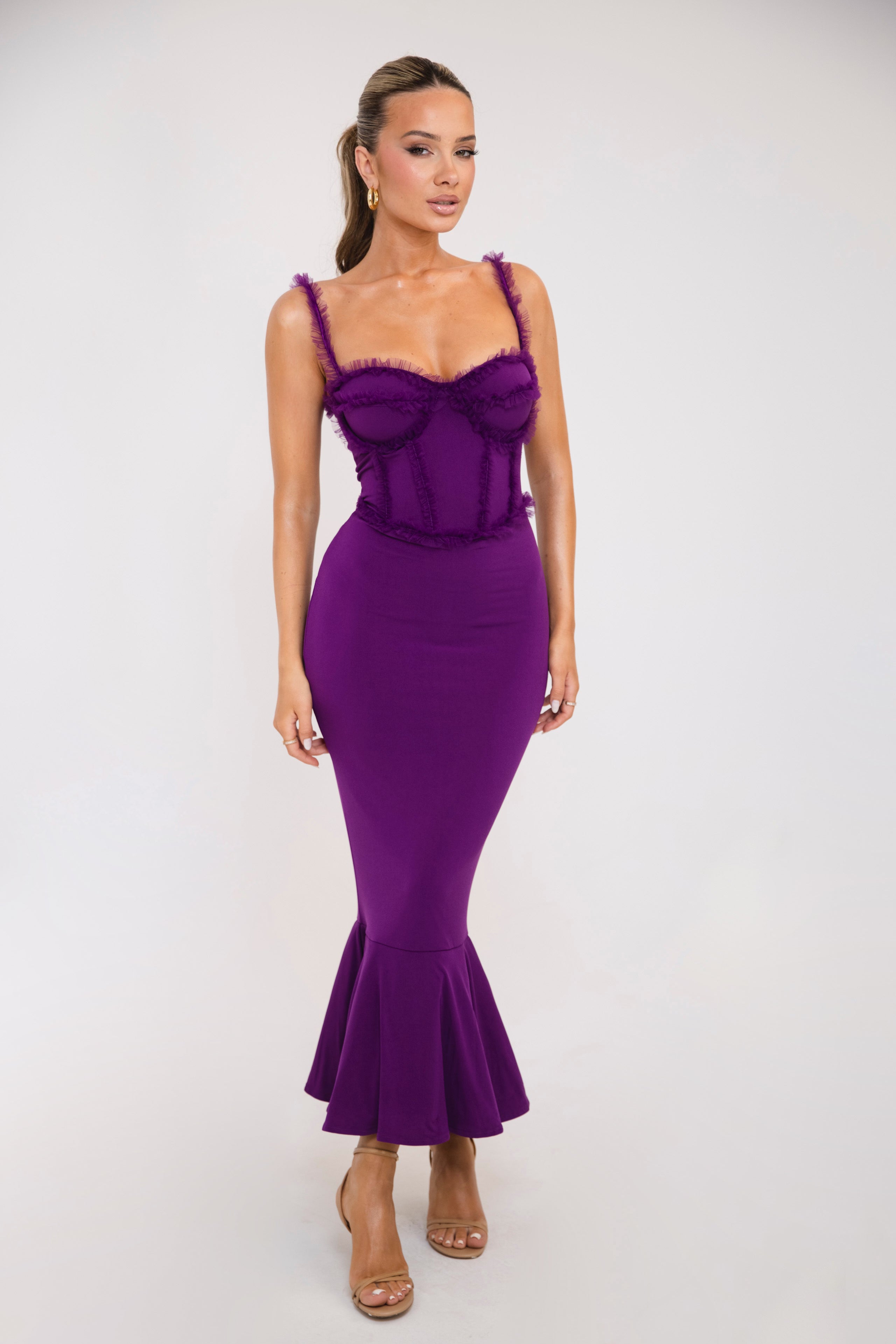 Kathrine Purple Dress