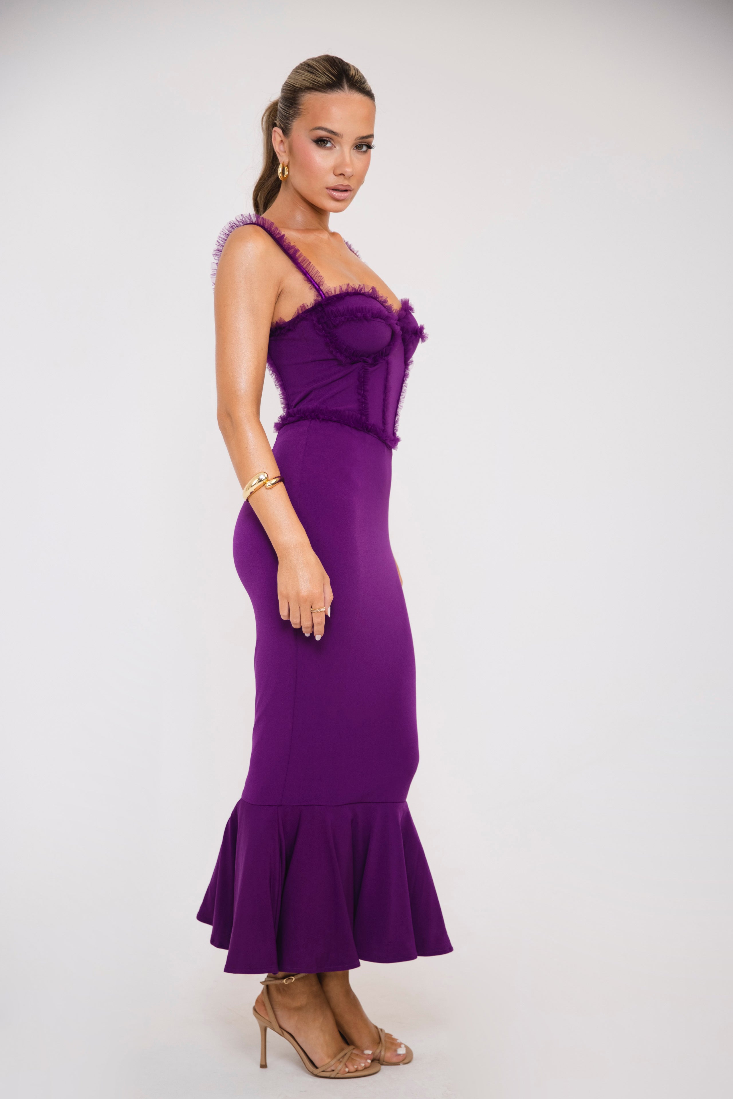 Kathrine Purple Dress