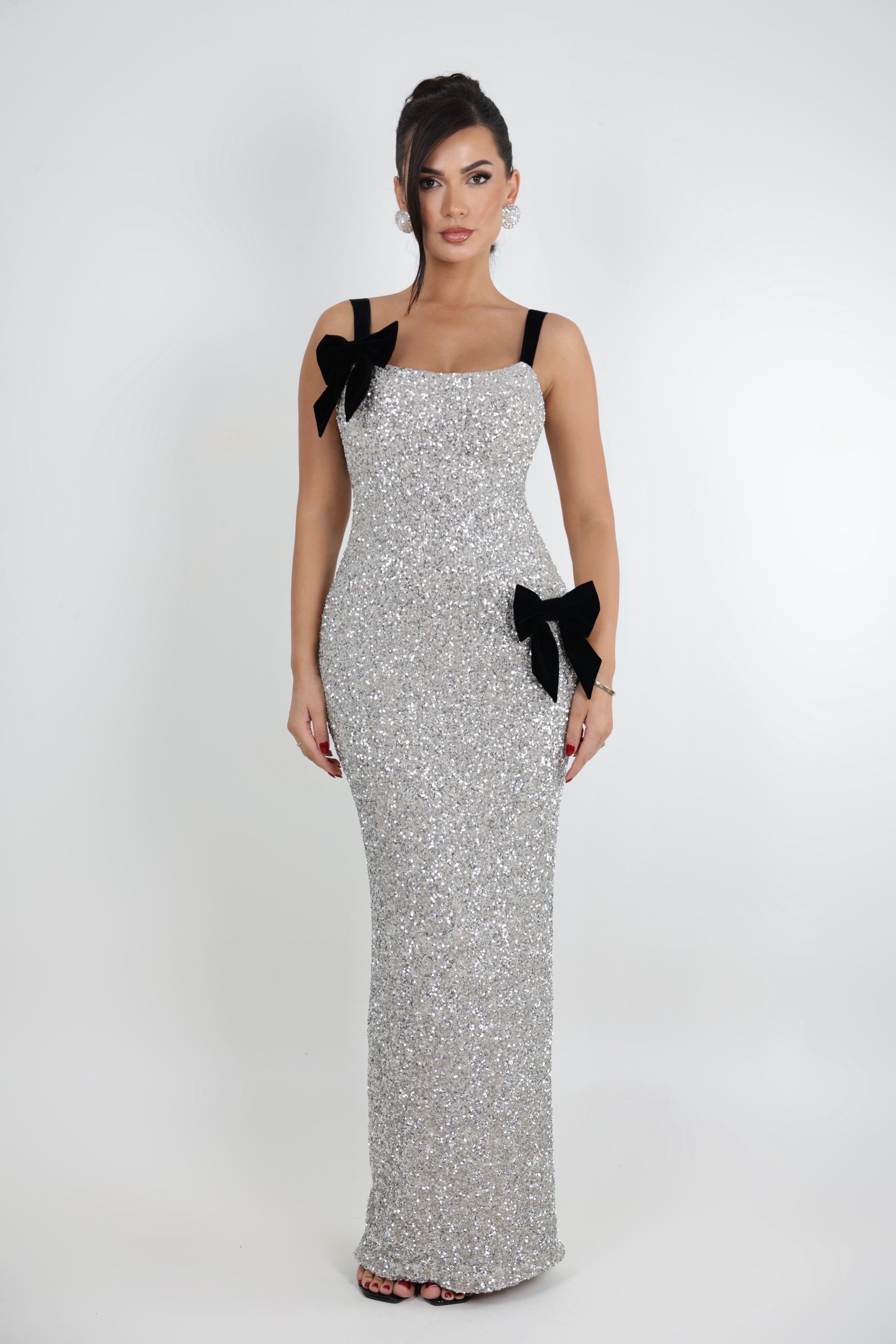 Lanetta Silver Dress