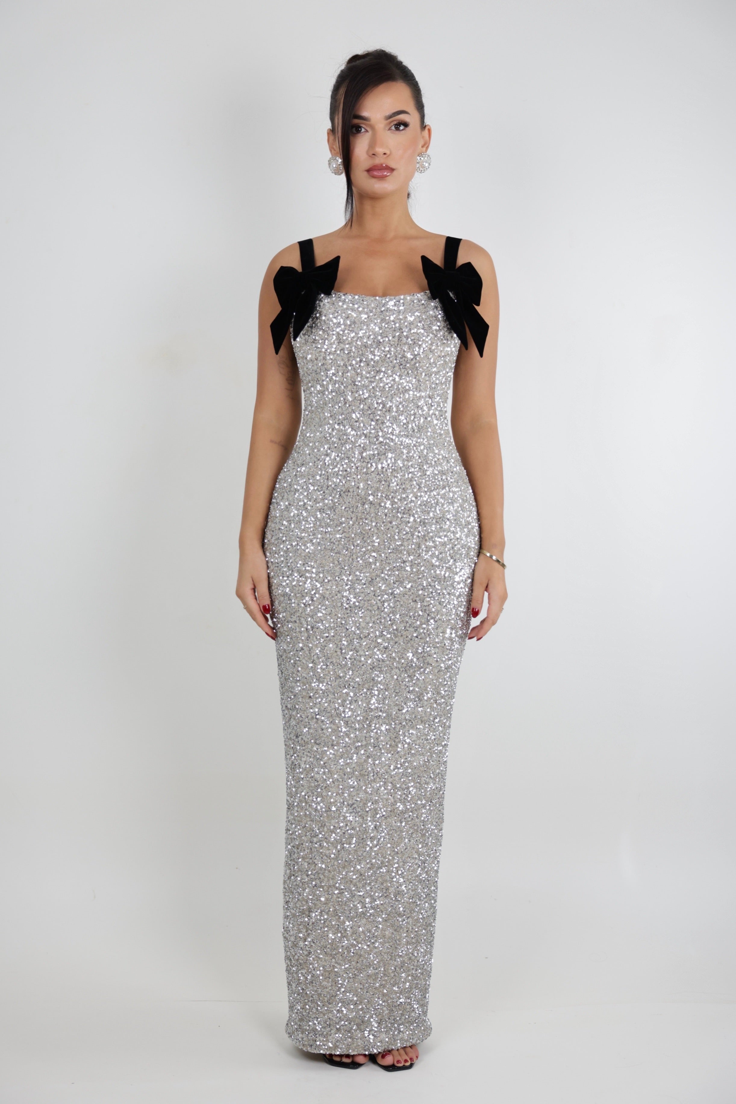 Lanetta Silver Dress