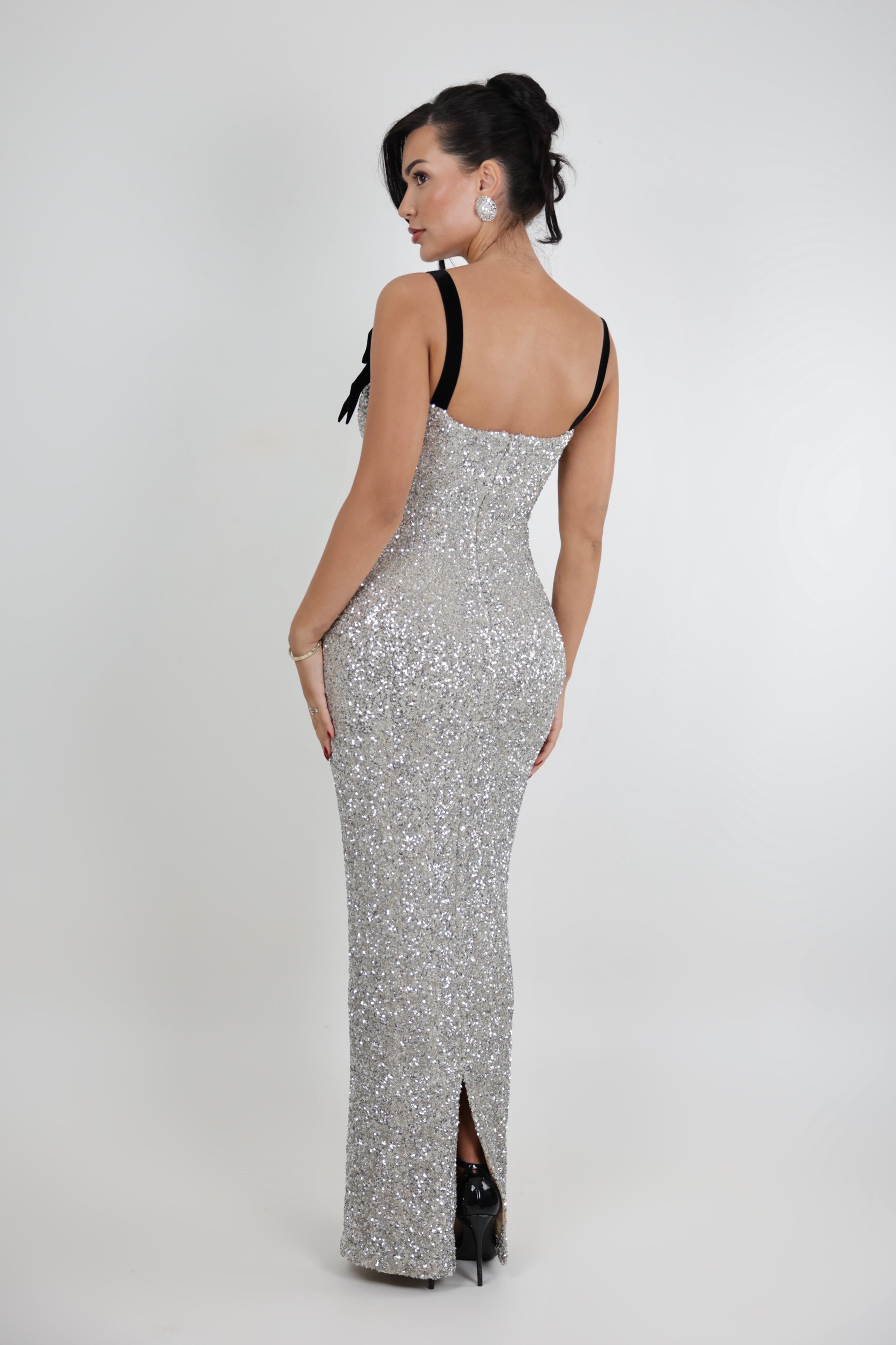 Lanetta Silver Dress