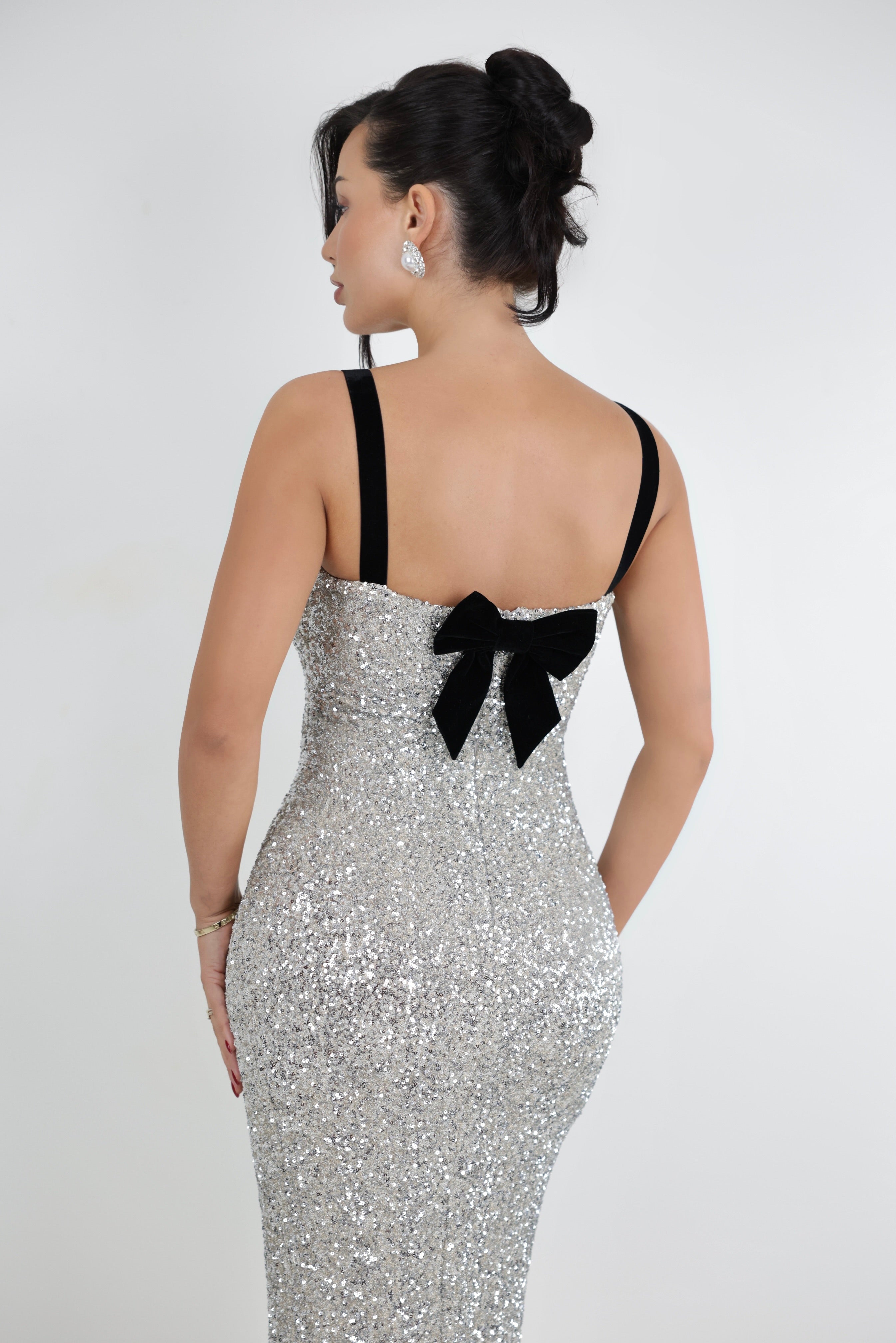 Lanetta Silver Dress