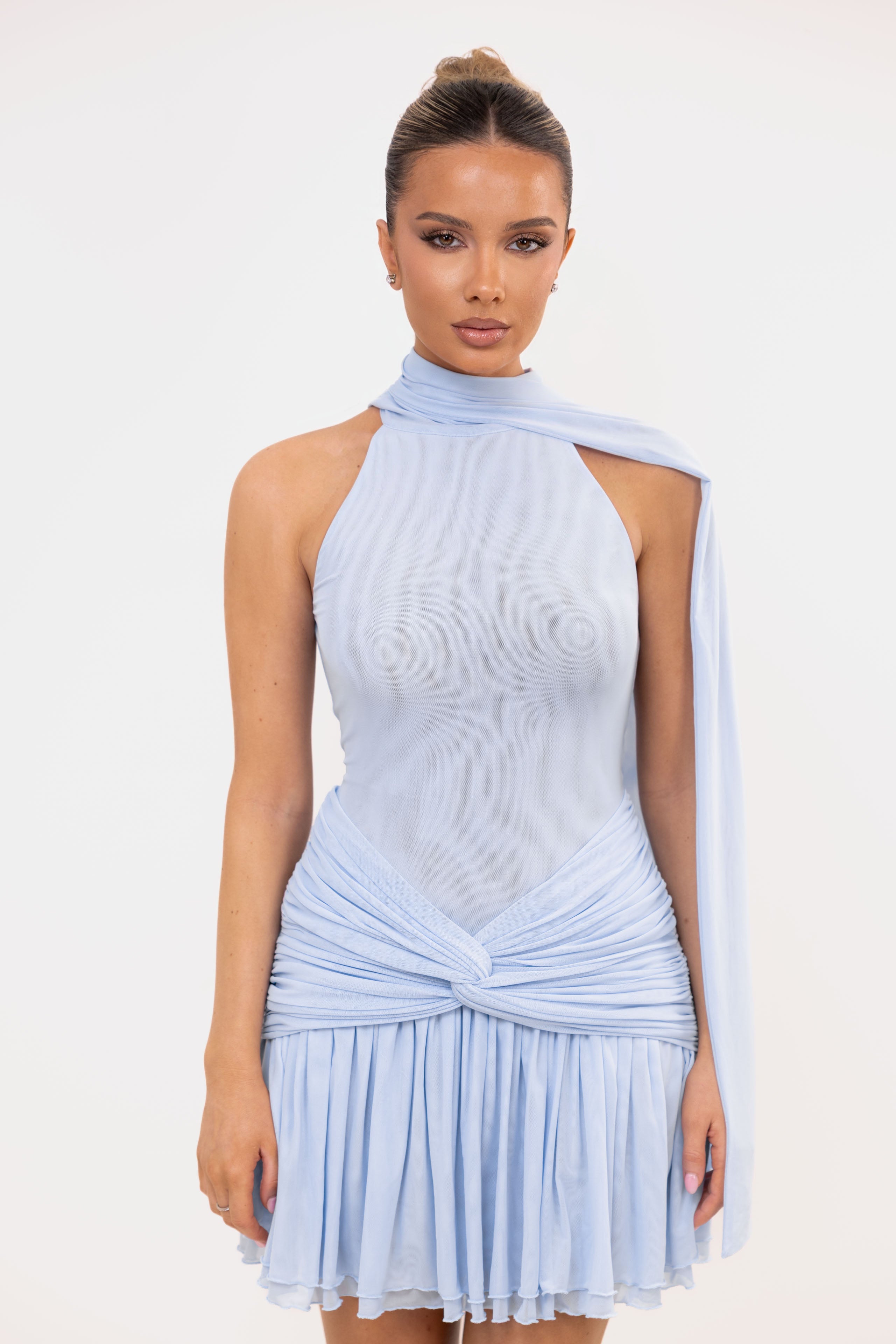 Lirena Pastel Blue Dress