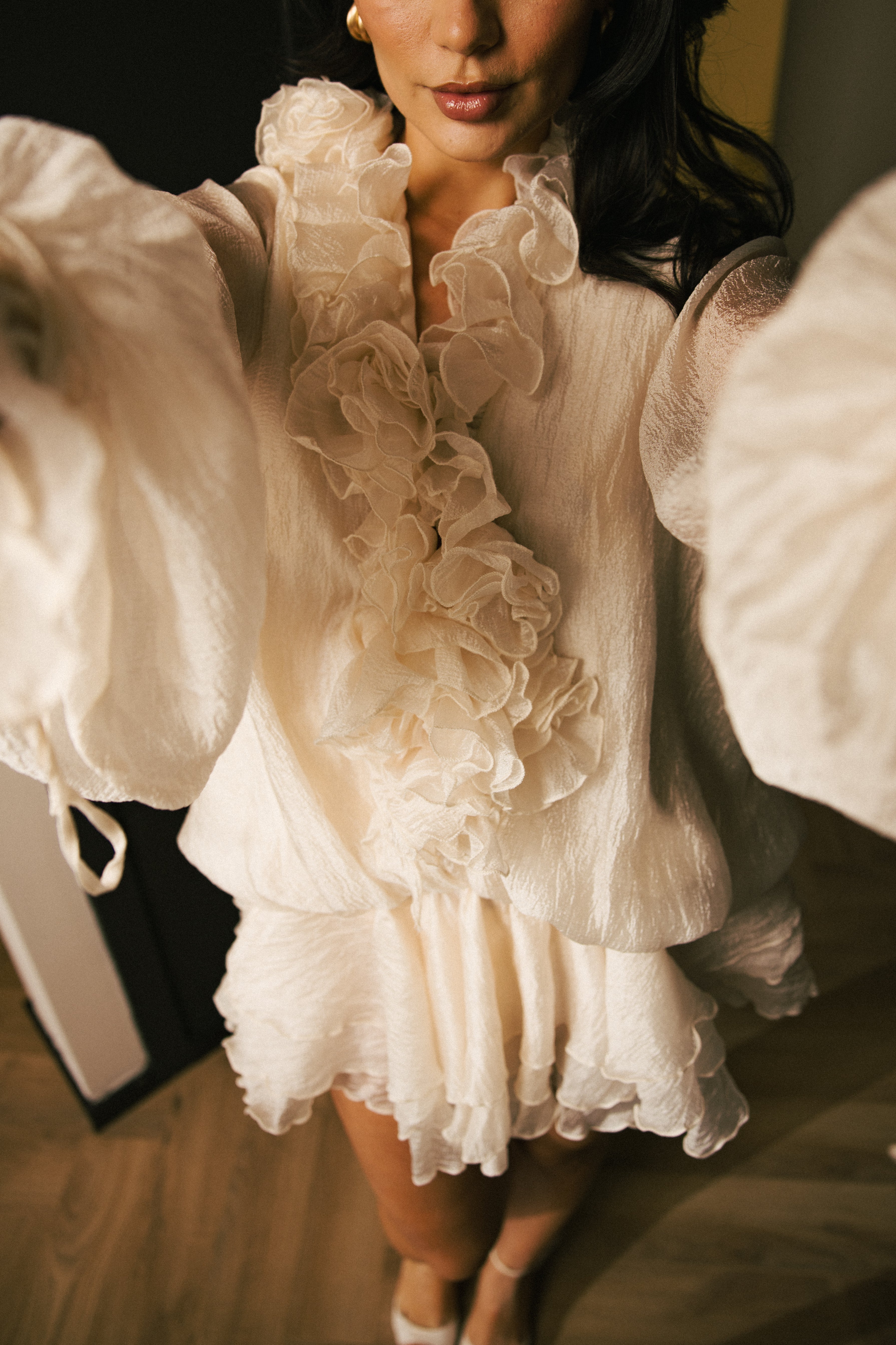Liva Apricot Dress