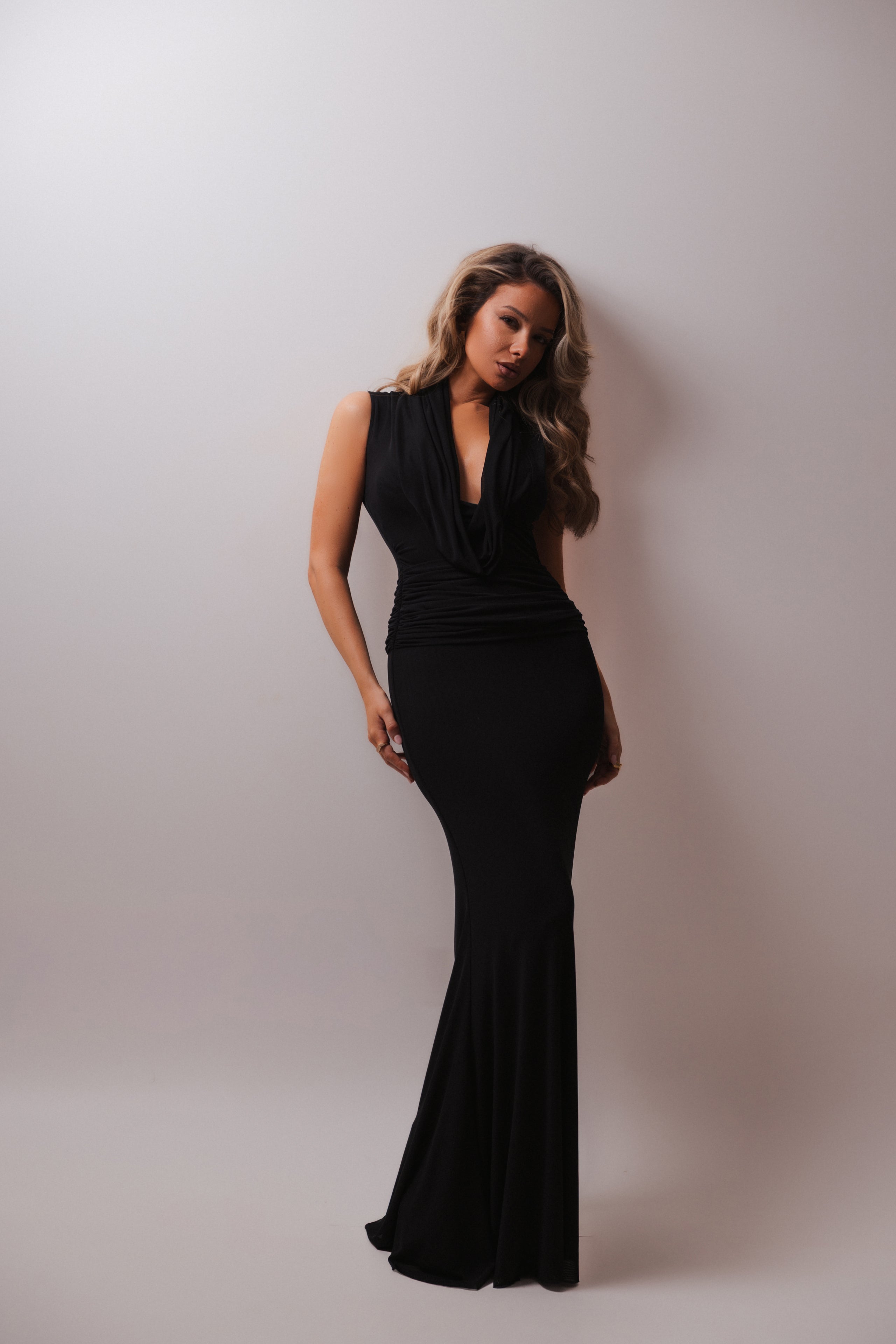 Lumira Black Dress