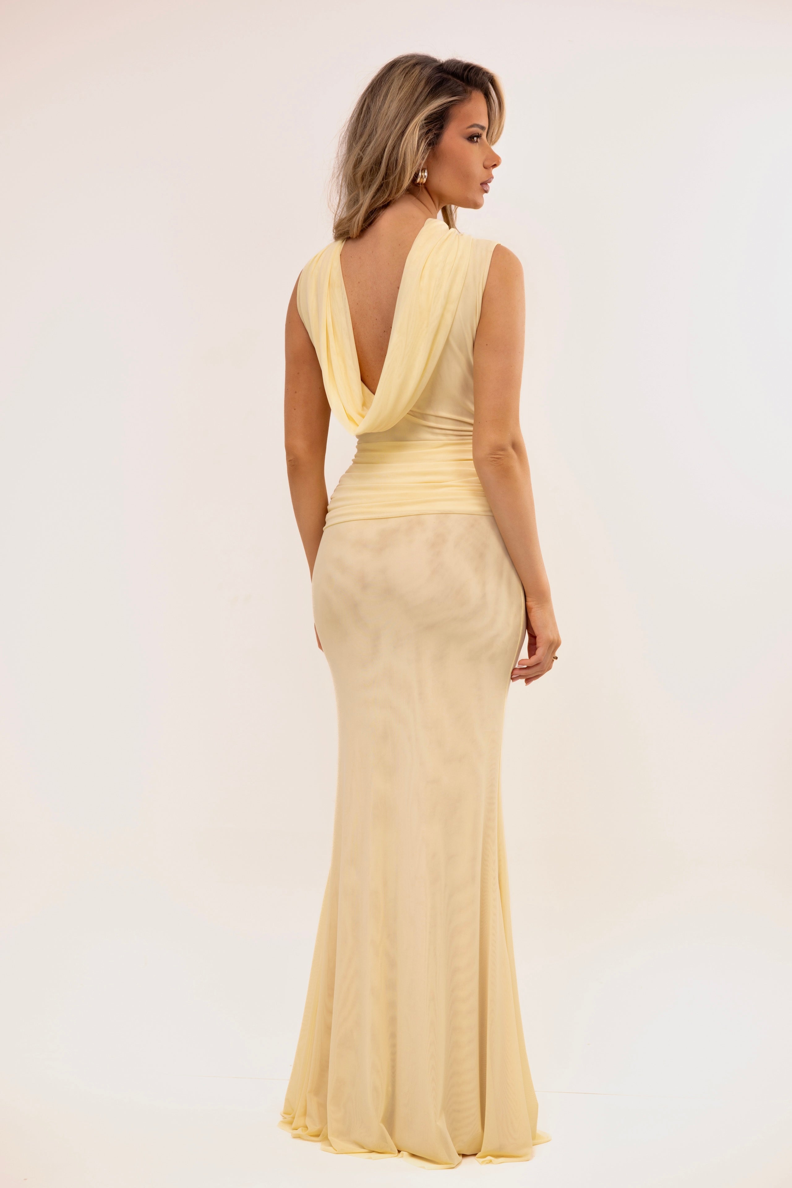 Lumira Pastel Yellow Dress