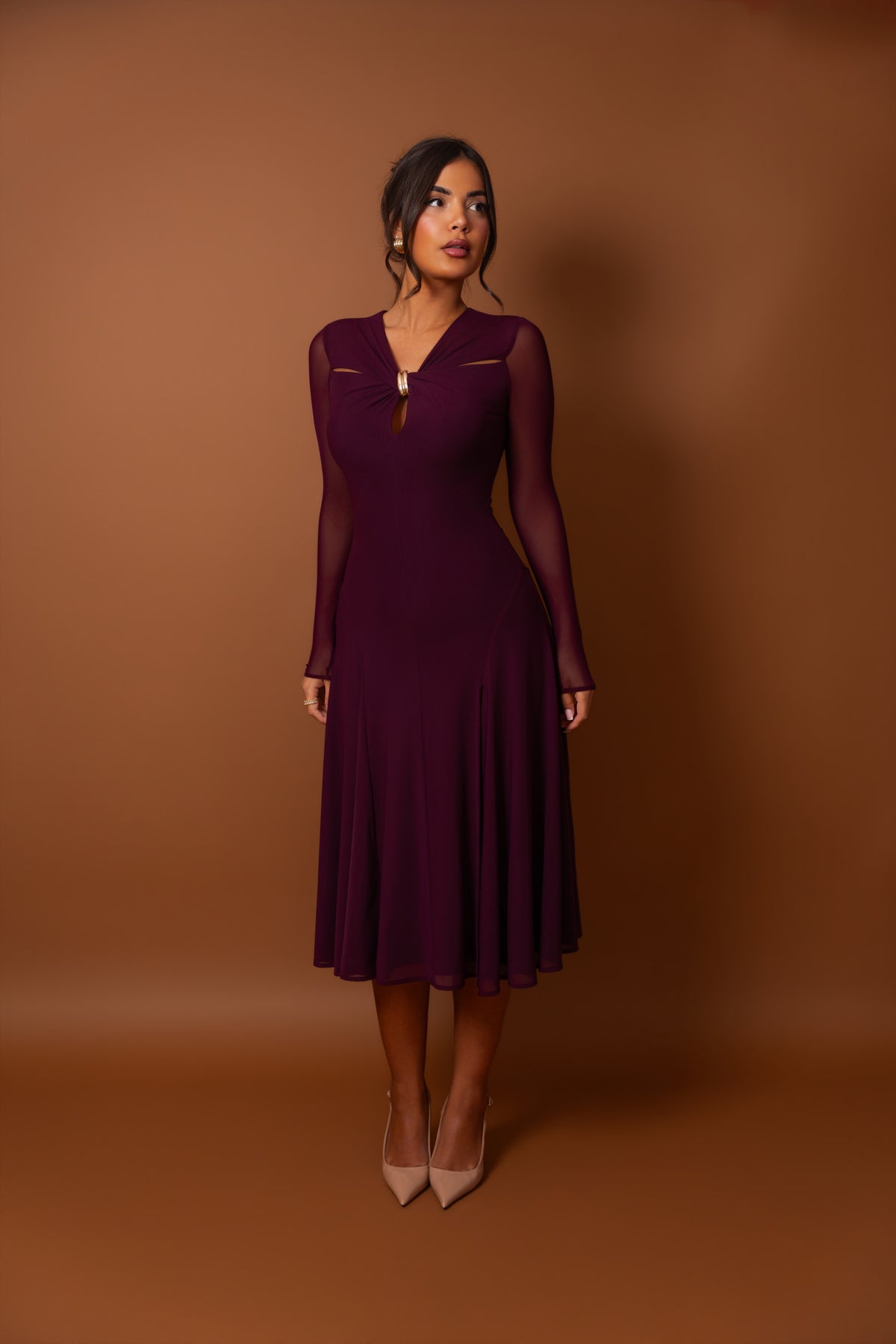 Marisia Mulberry Dress
