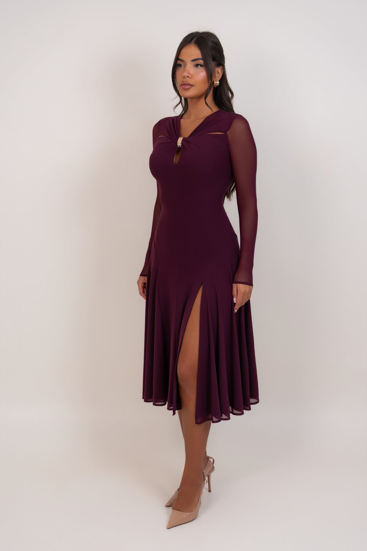 Marisia Mulberry Dress