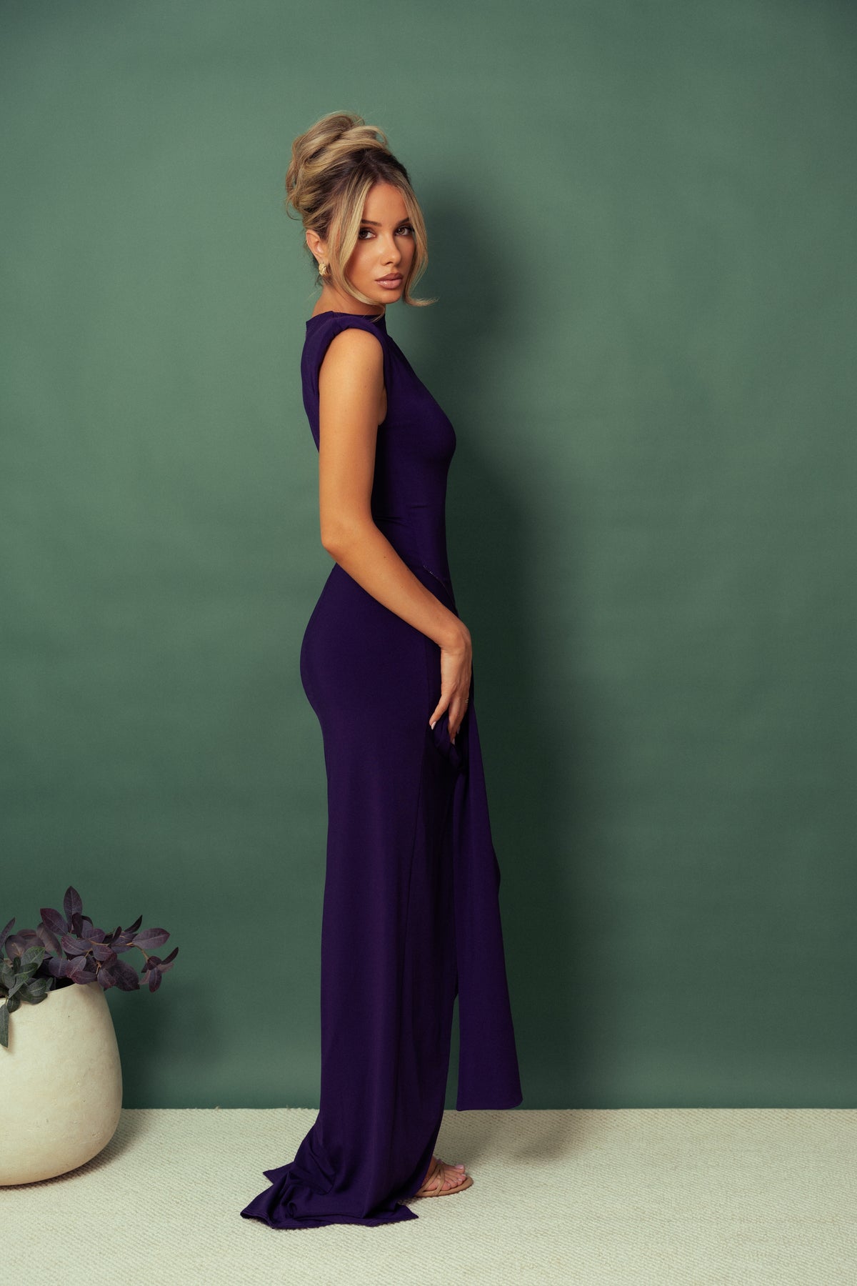 Medina Deep Purple Dress
