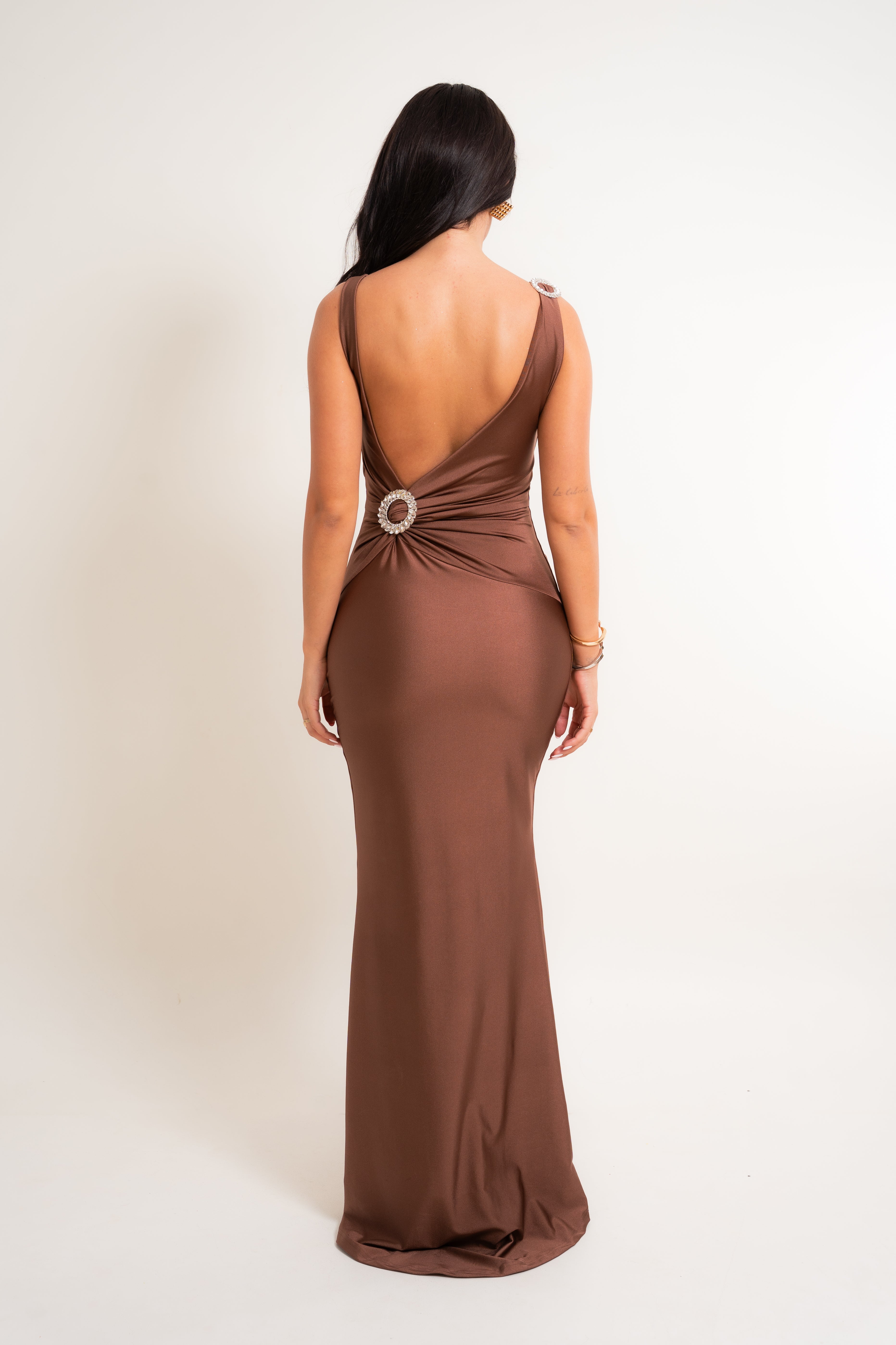 Merissa Brown Dress