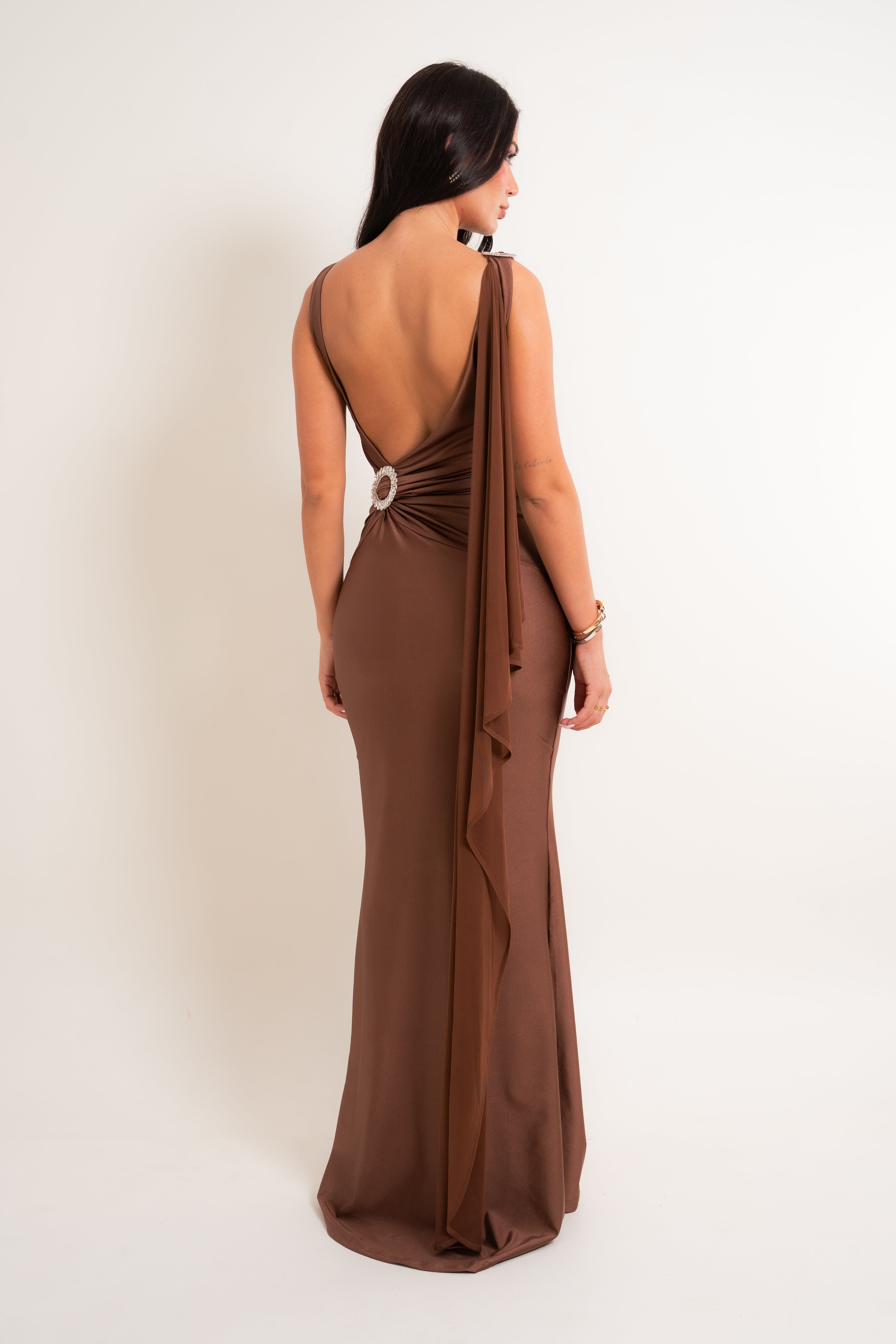 Merissa Brown Dress