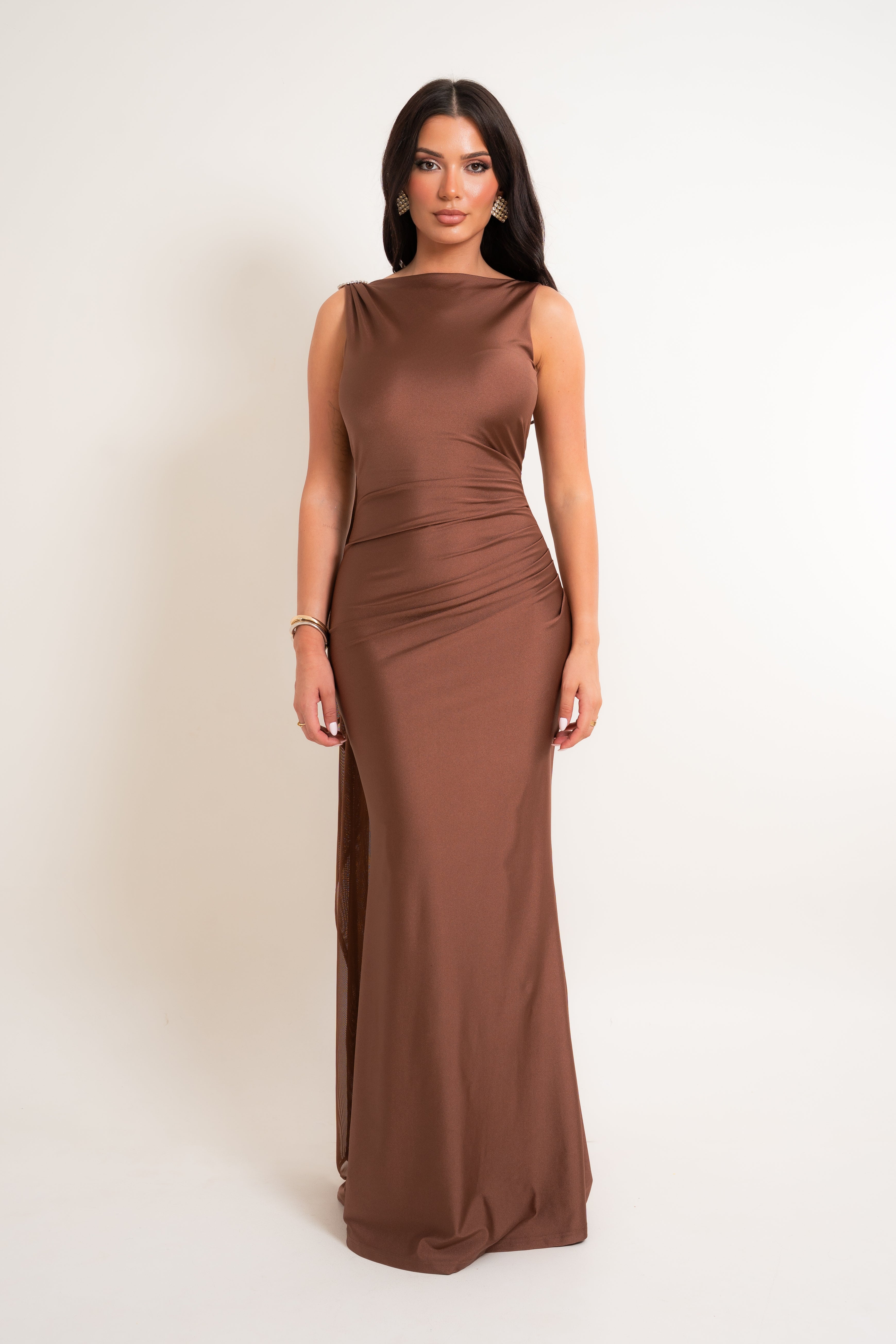 Merissa Brown Dress