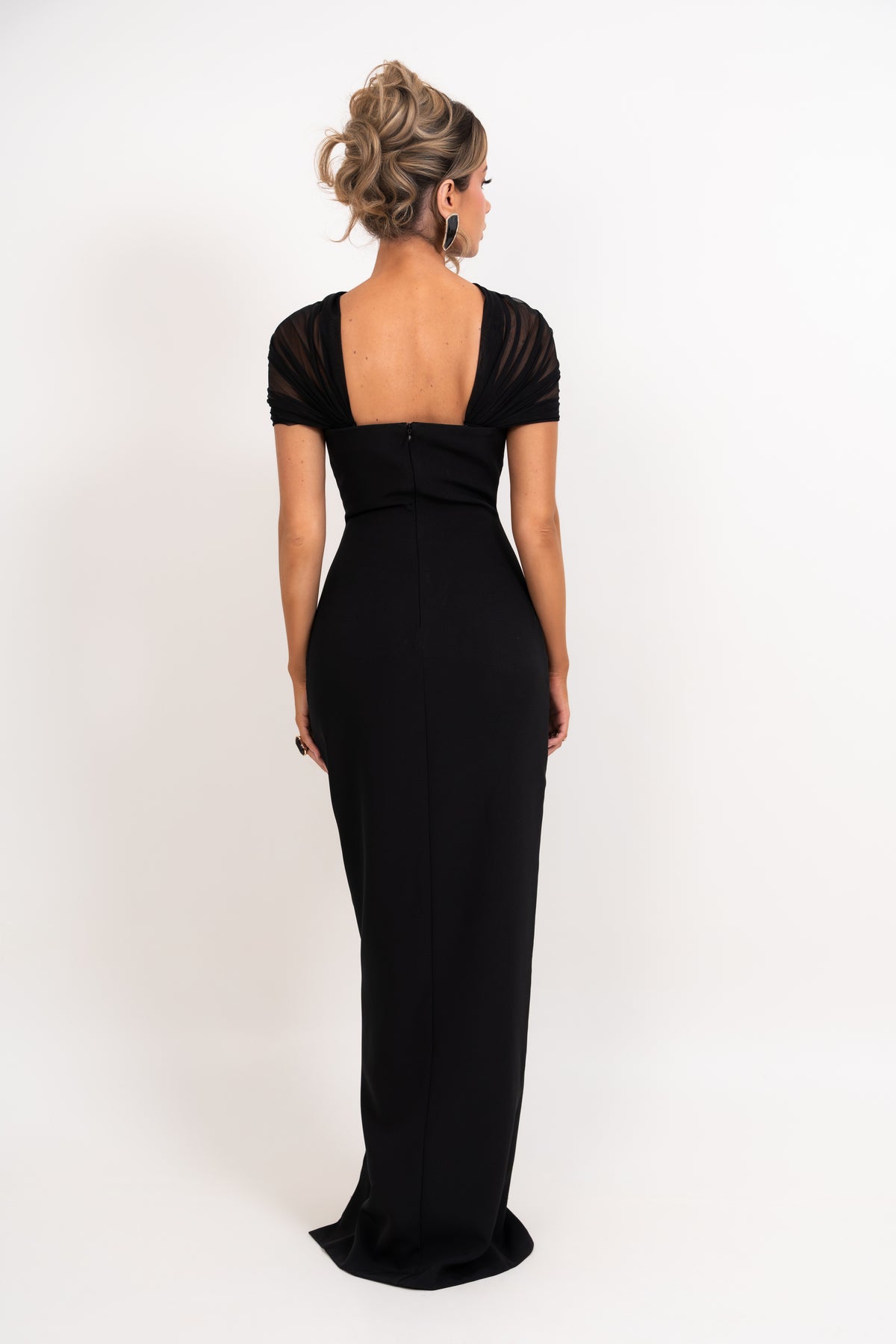 Orlena Black Dress